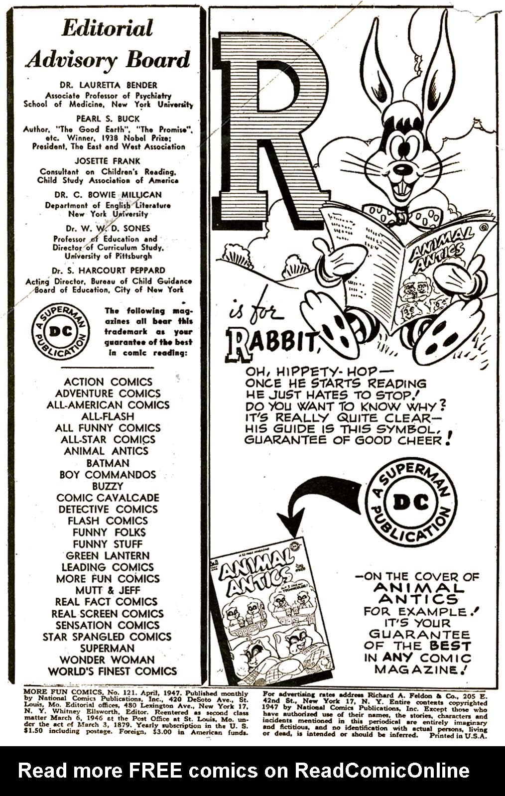 Read online More Fun Comics comic -  Issue #121 - 2