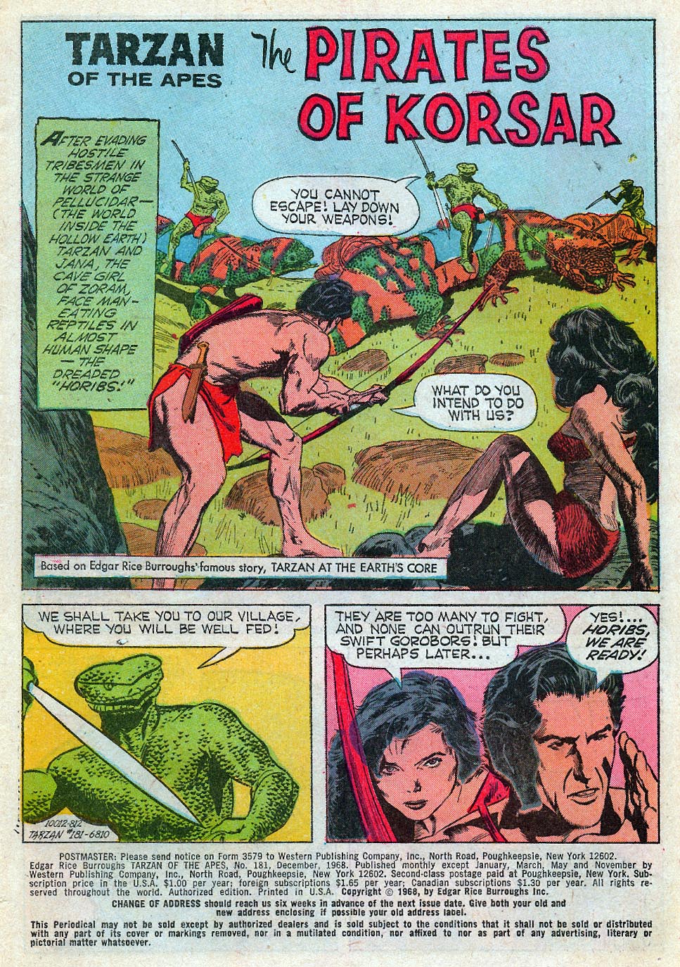 Read online Tarzan (1962) comic -  Issue #181 - 3