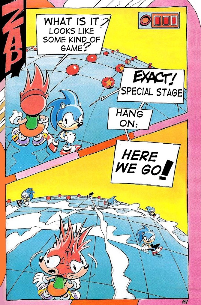 Read online Sonic Adventures: Dans Les Griffes De Robotnik comic -  Issue # Full - 62