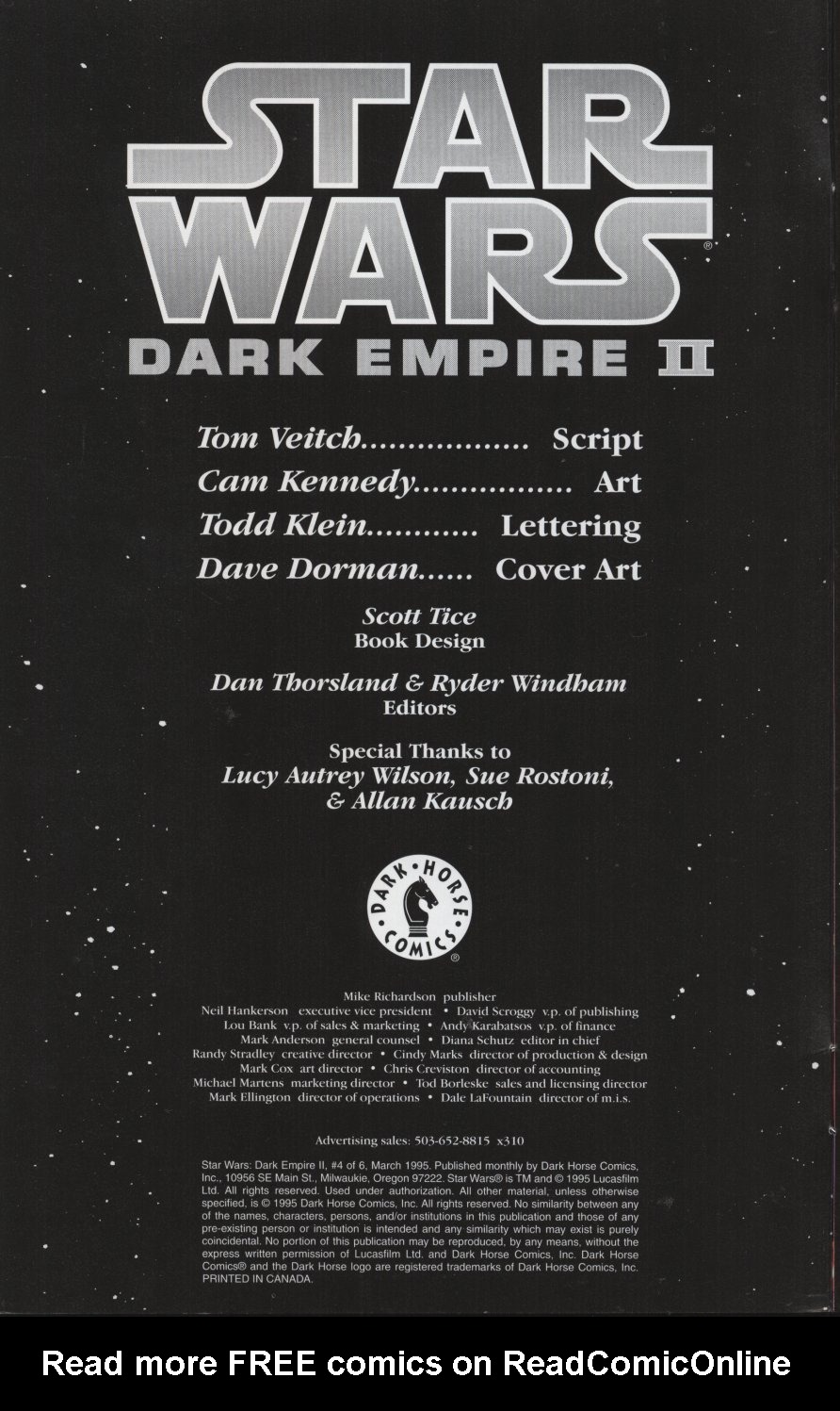 Read online Star Wars: Dark Empire II comic -  Issue #4 - 2