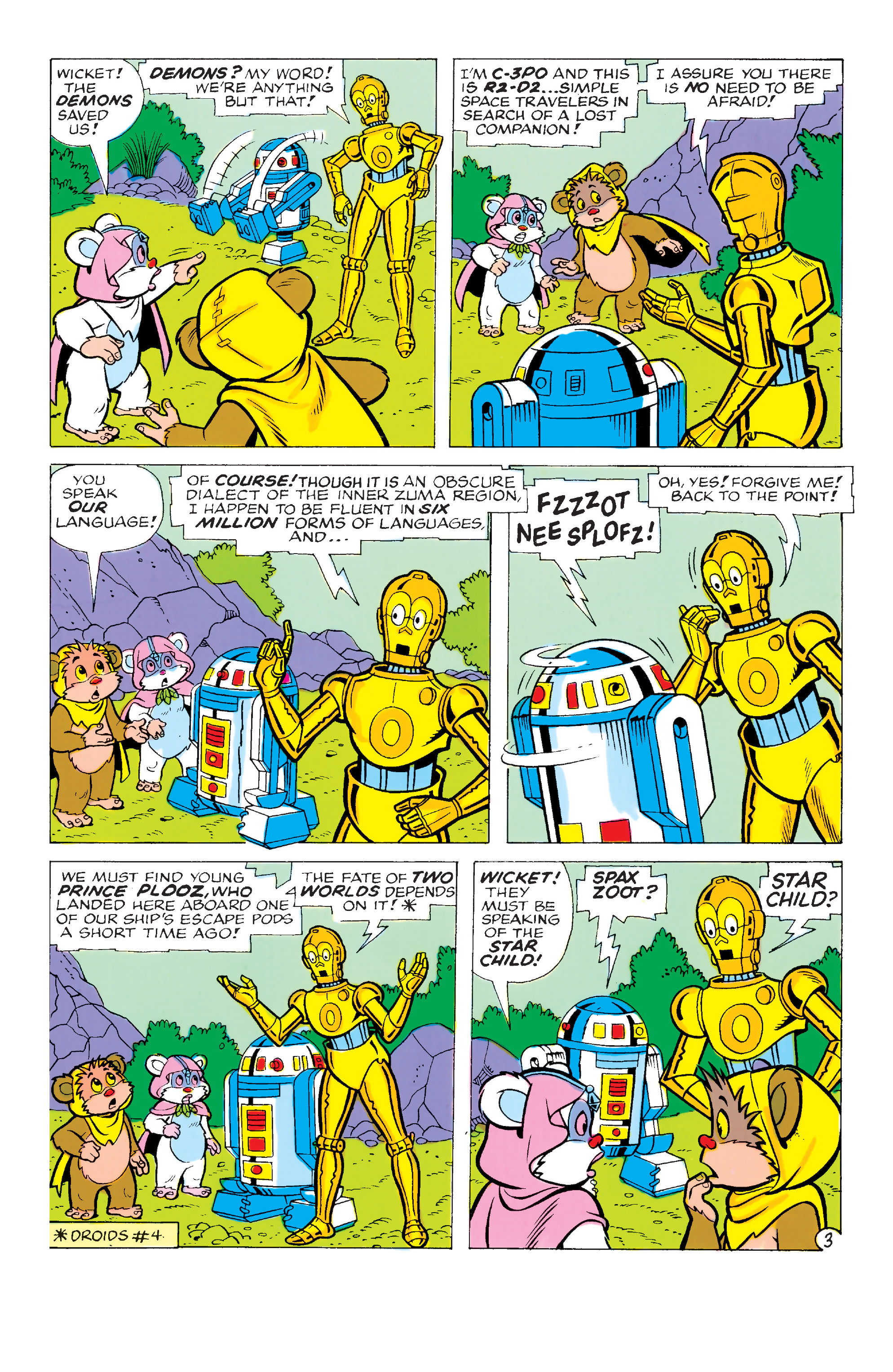 Read online Ewoks comic -  Issue #10 - 4