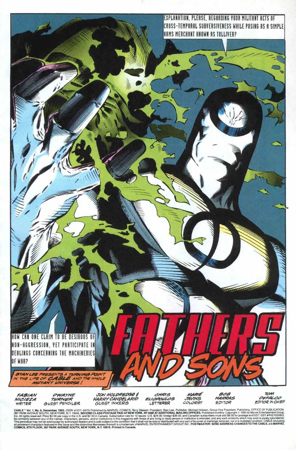 Read online Cable (1993) comic -  Issue #6 - 3