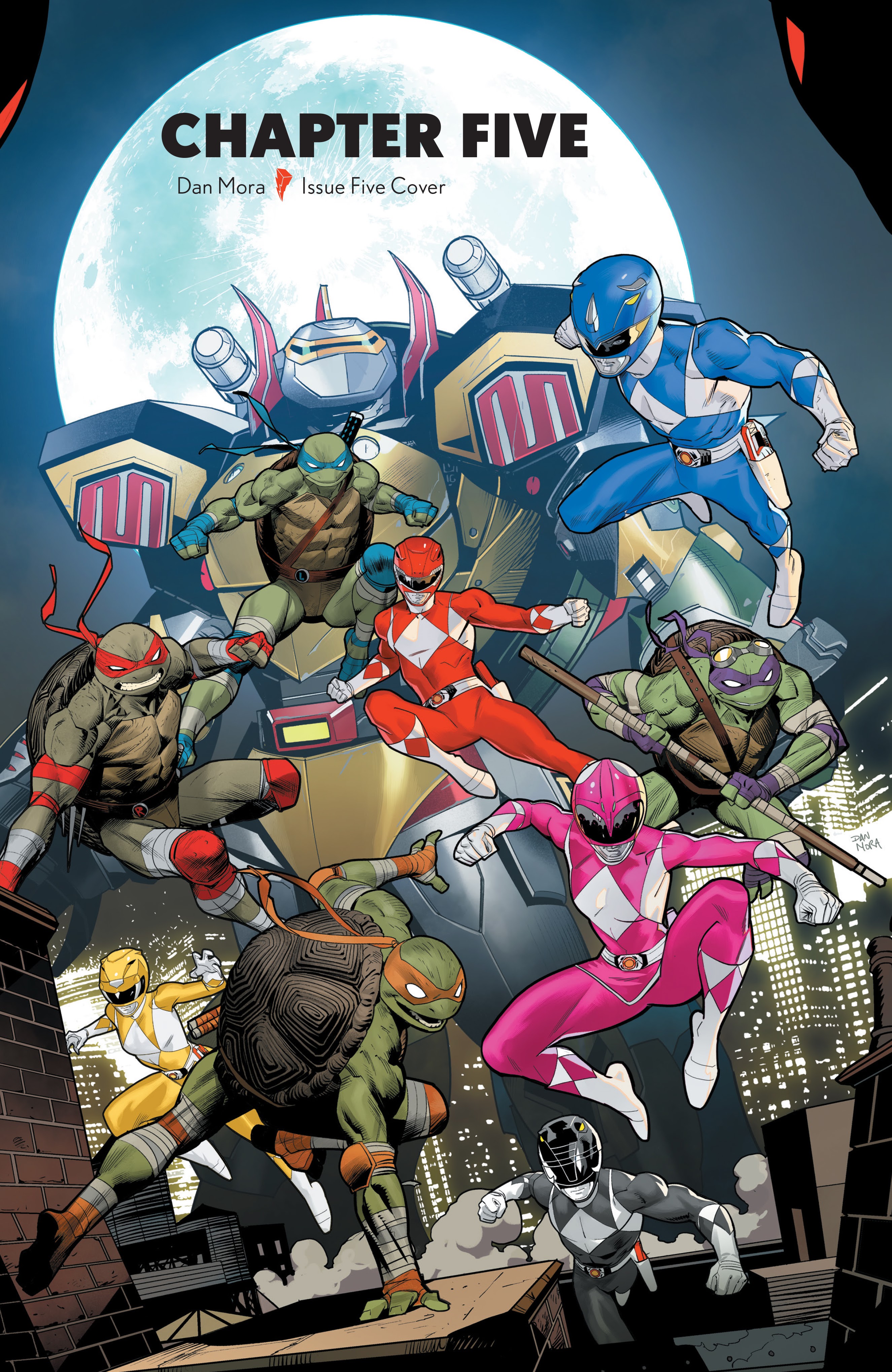 Read online Mighty Morphin Power Rangers: Teenage Mutant Ninja Turtles comic -  Issue # _TPB - 101