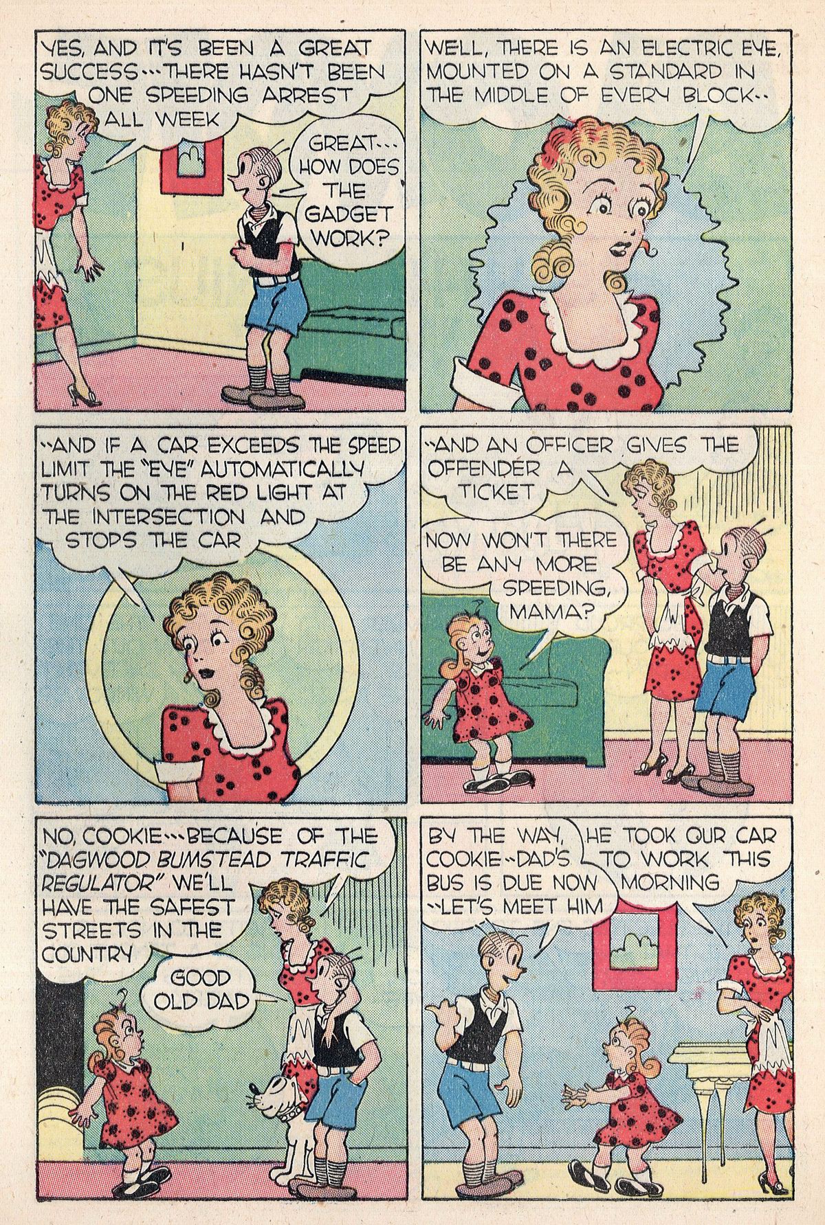 Read online Blondie Comics (1947) comic -  Issue #9 - 4