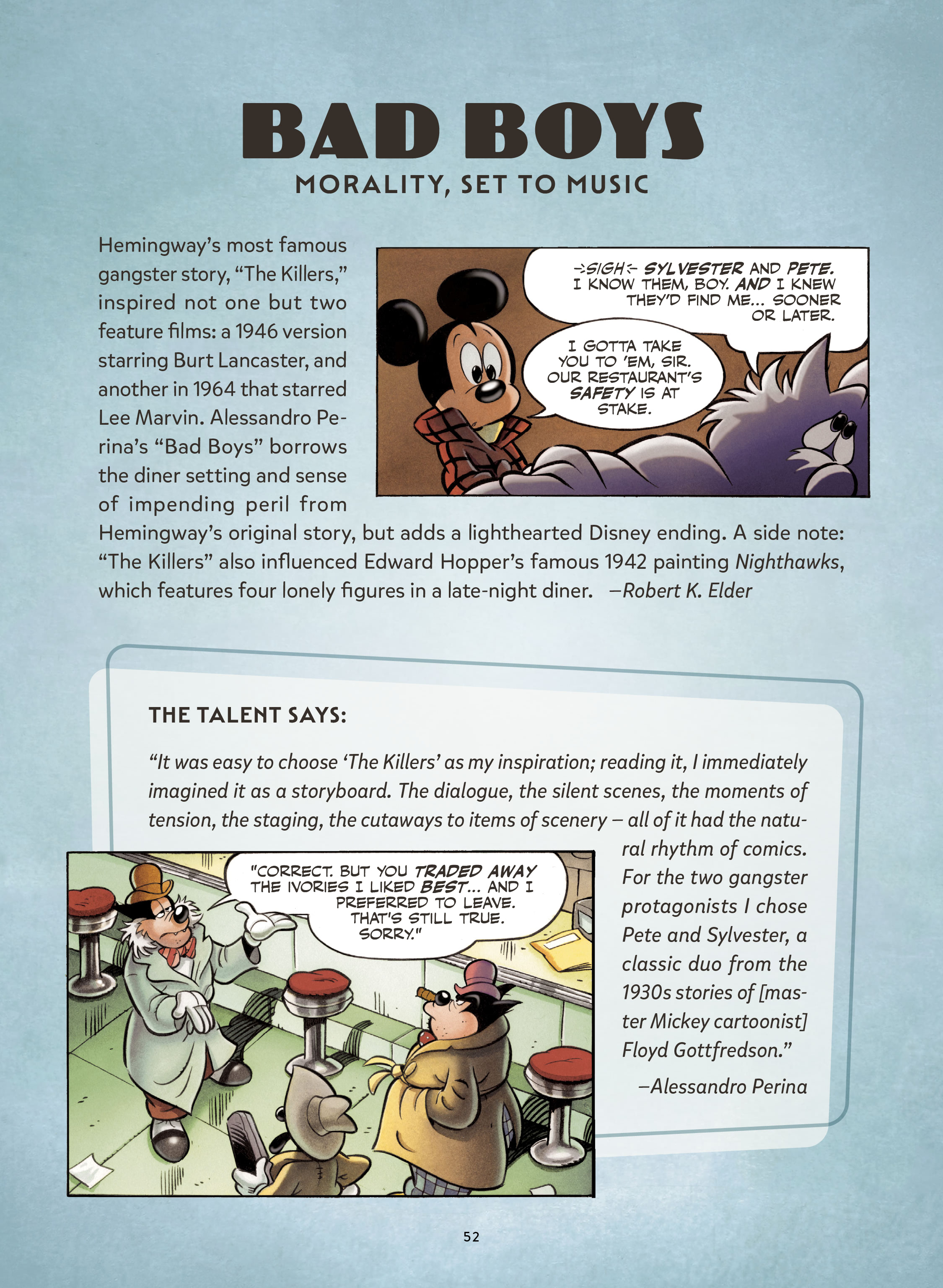 Read online Walt Disney's Mickey and Donald: "For Whom the Doorbell Tolls" and Other Tales Inspired by Hemingway comic -  Issue # TPB (Part 1) - 53
