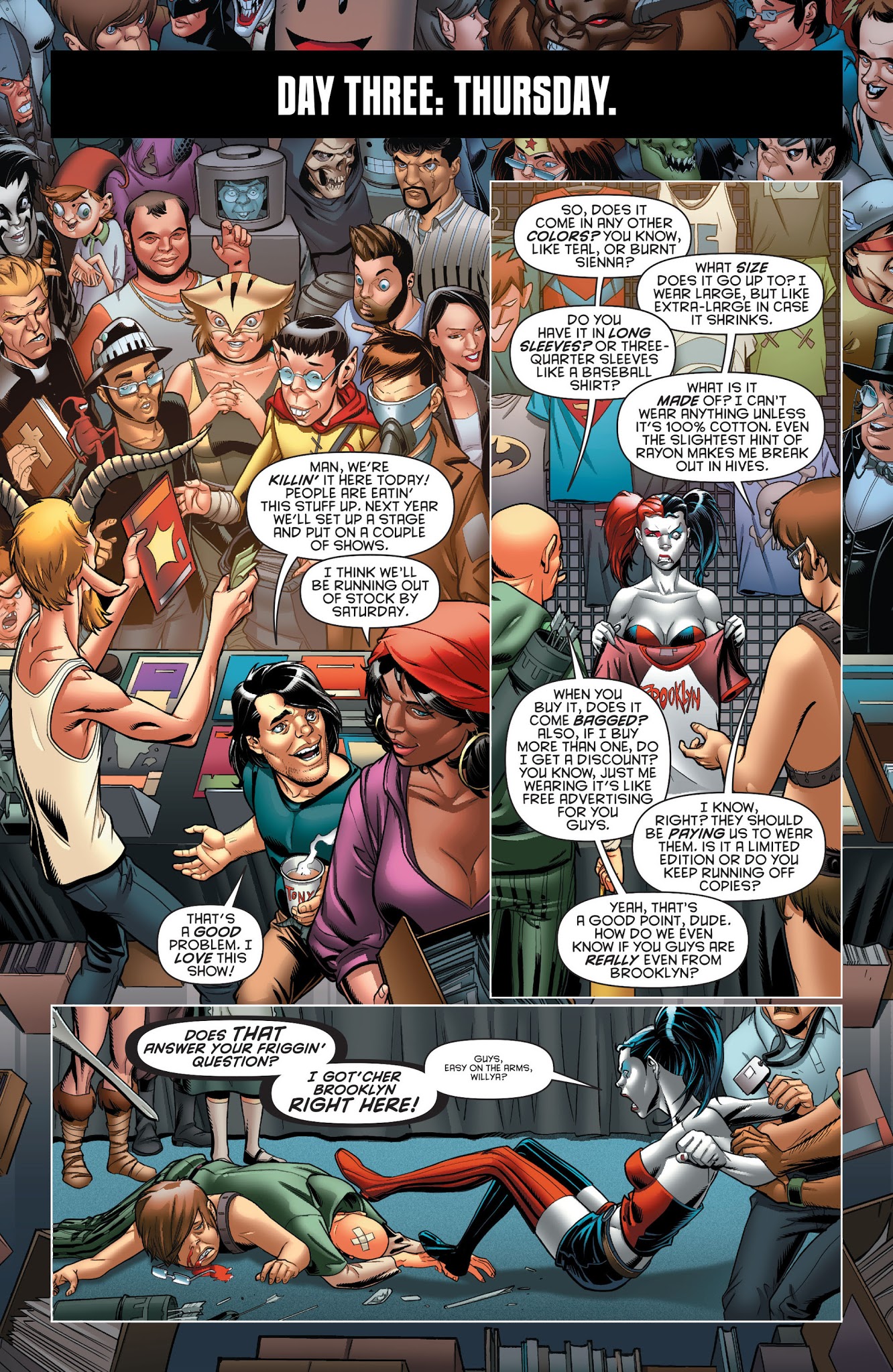 Read online Harley Quinn Invades Comic-Con International: San Diego comic -  Issue # Full - 22