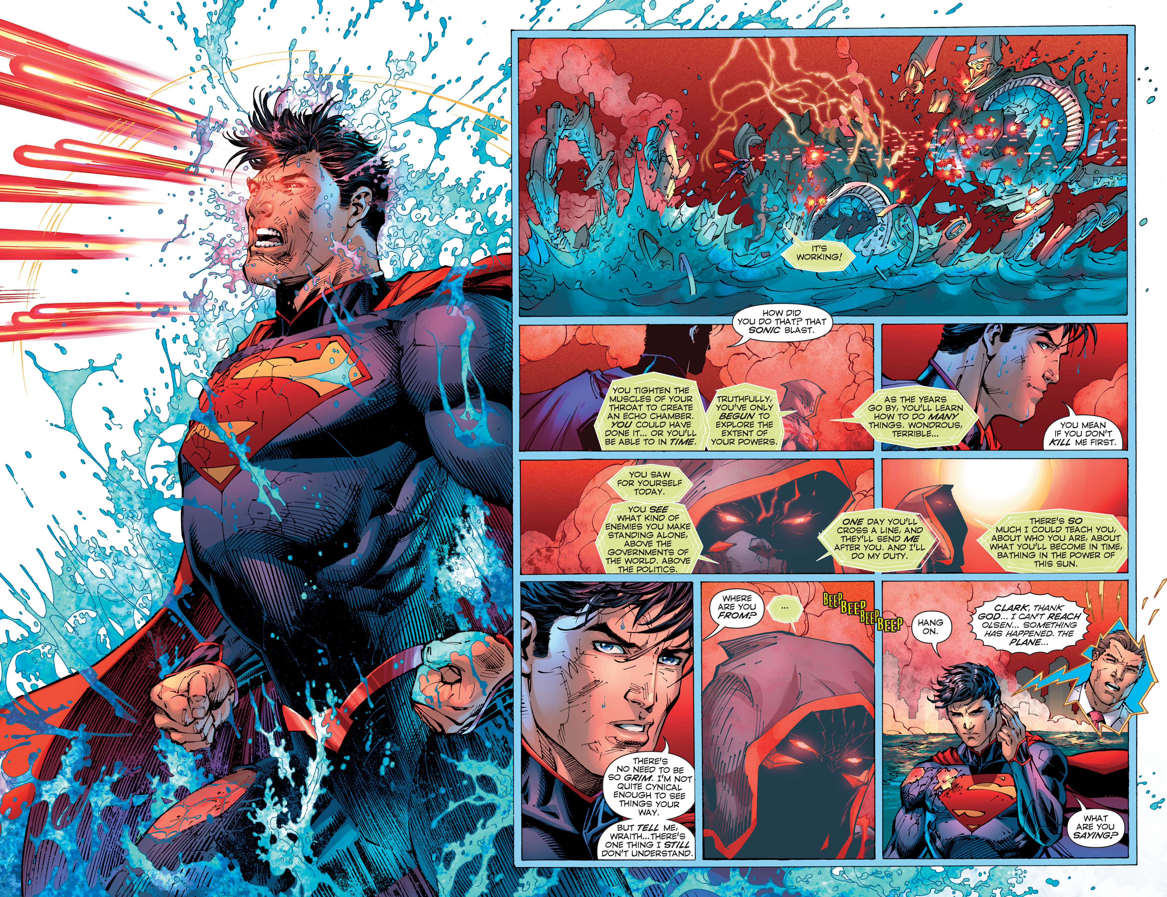 Read online Superman Unchained (2013) comic -  Issue #4 - 16