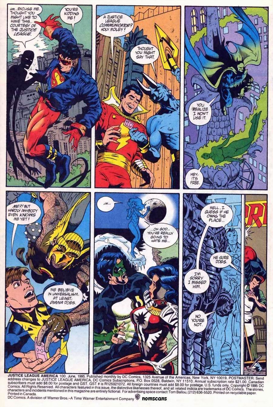 Read online Justice League America comic -  Issue #100 - 2