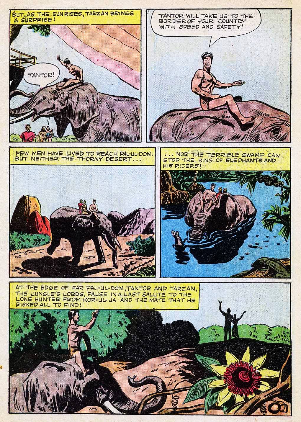 Read online Tarzan (1948) comic -  Issue #4 - 34