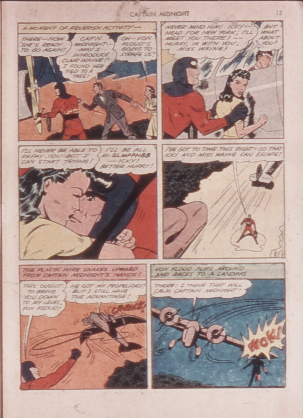 Read online Captain Midnight (1942) comic -  Issue #14 - 14