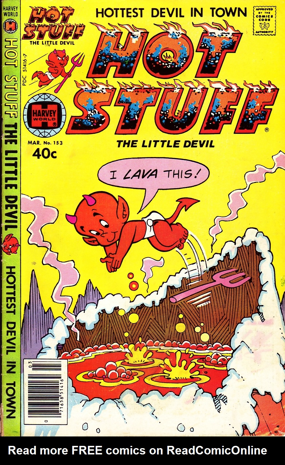 Read online Hot Stuff, the Little Devil comic -  Issue #153 - 1