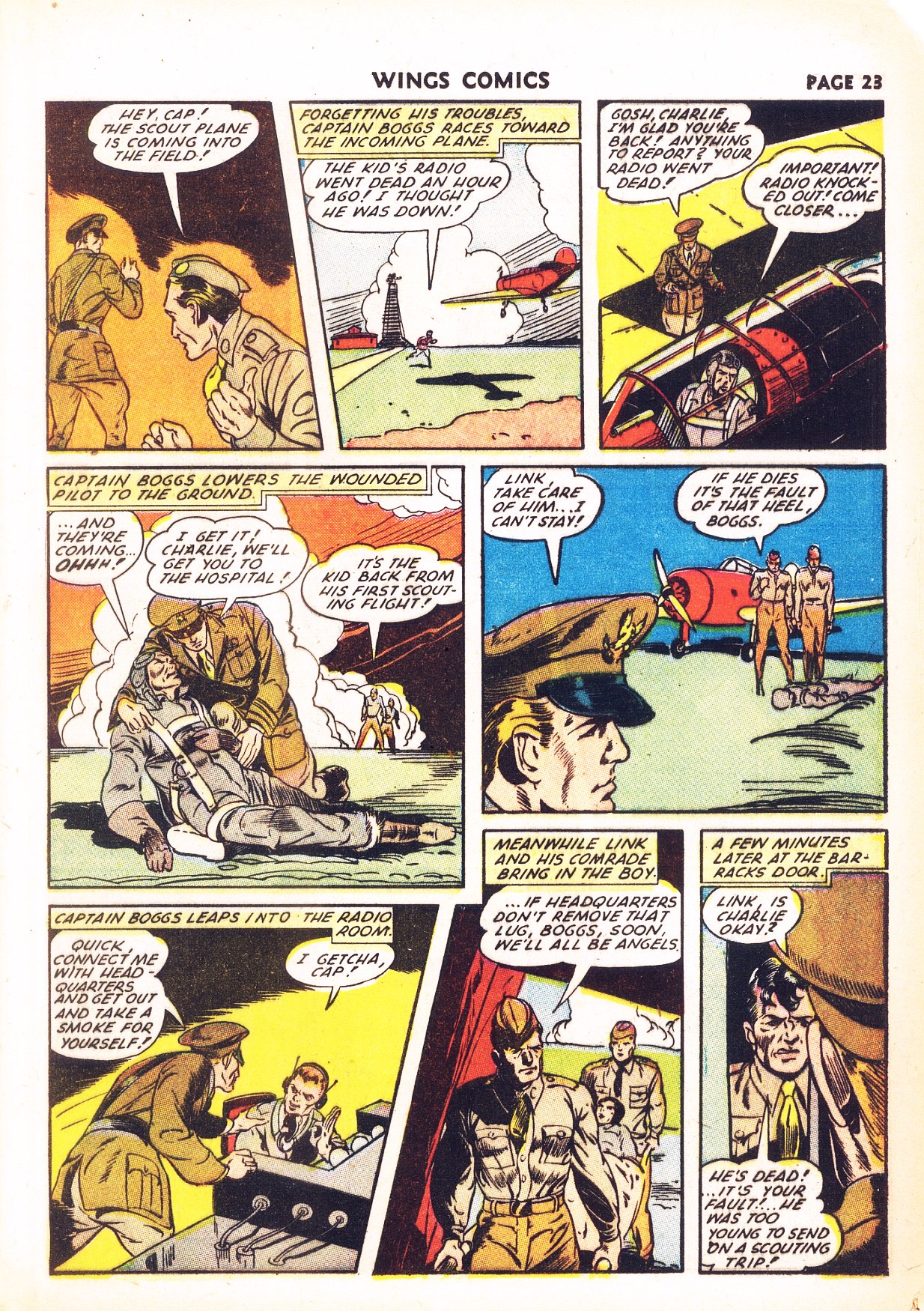 Read online Wings Comics comic -  Issue #26 - 25