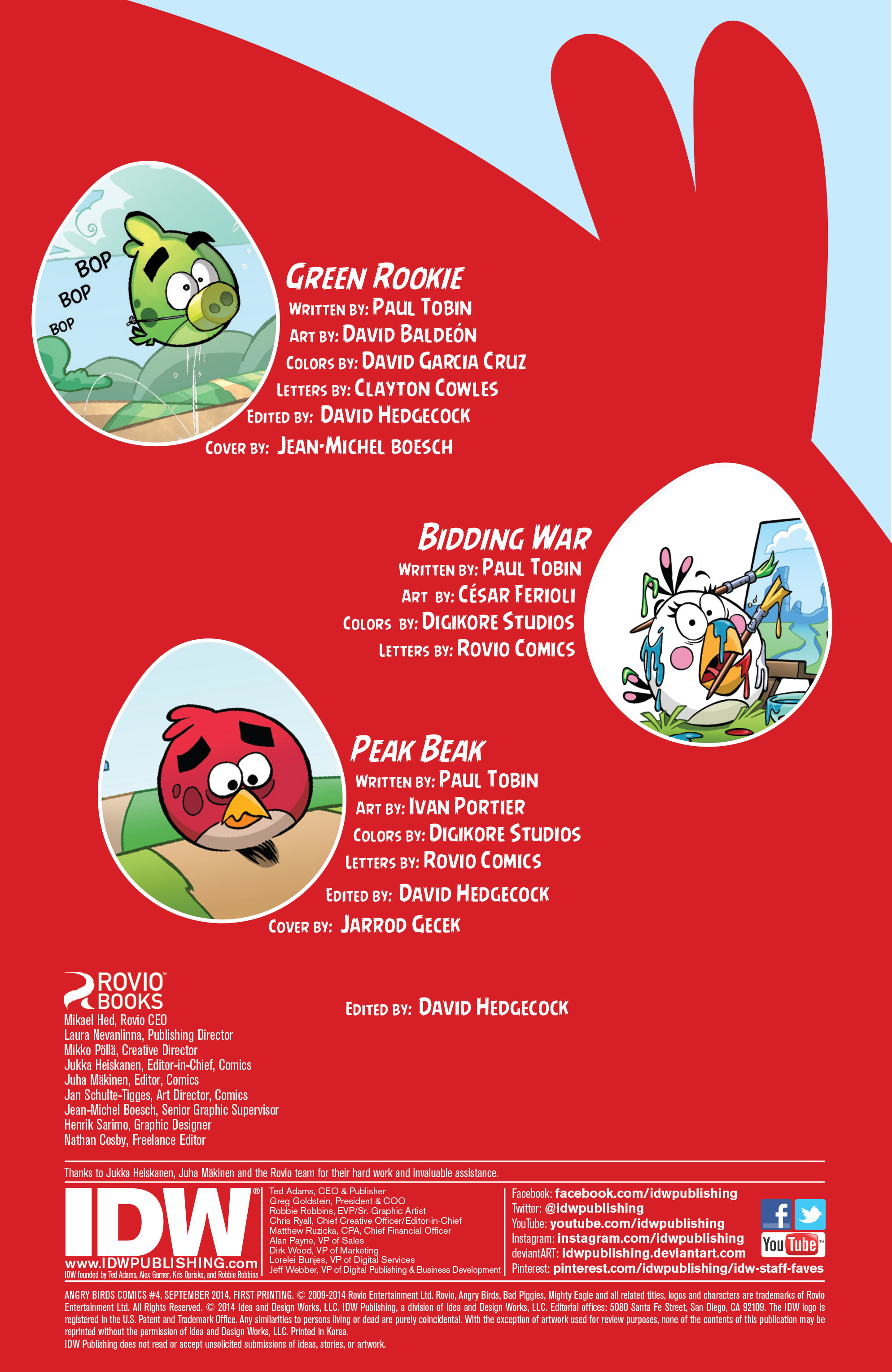 Read online Angry Birds Comics (2014) comic -  Issue #4 - 2