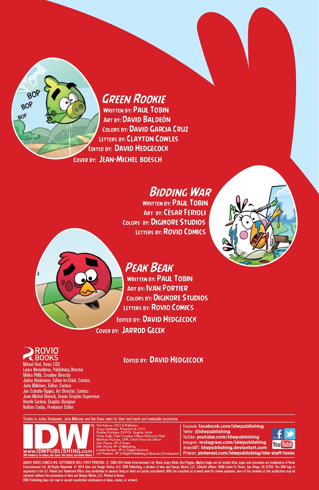 Angry Birds Comics (2014) issue 4 - Page 2