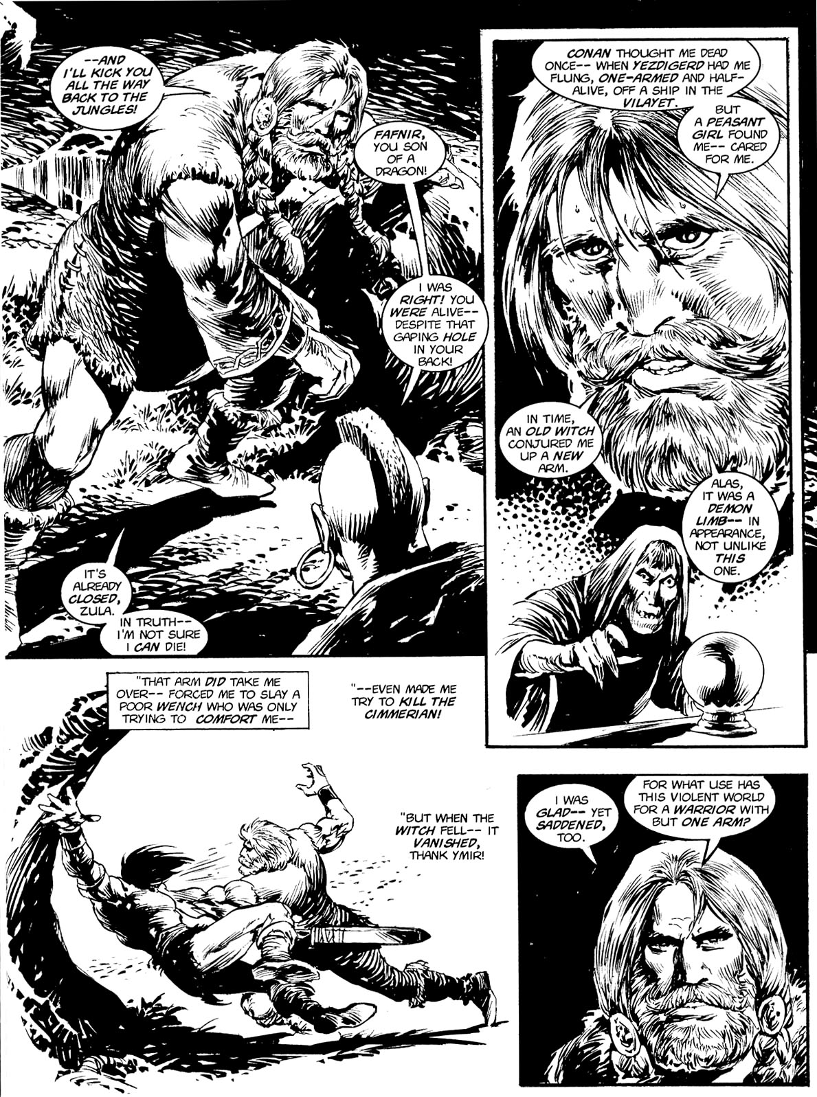 Read online The Savage Sword Of Conan comic -  Issue #231 - 16
