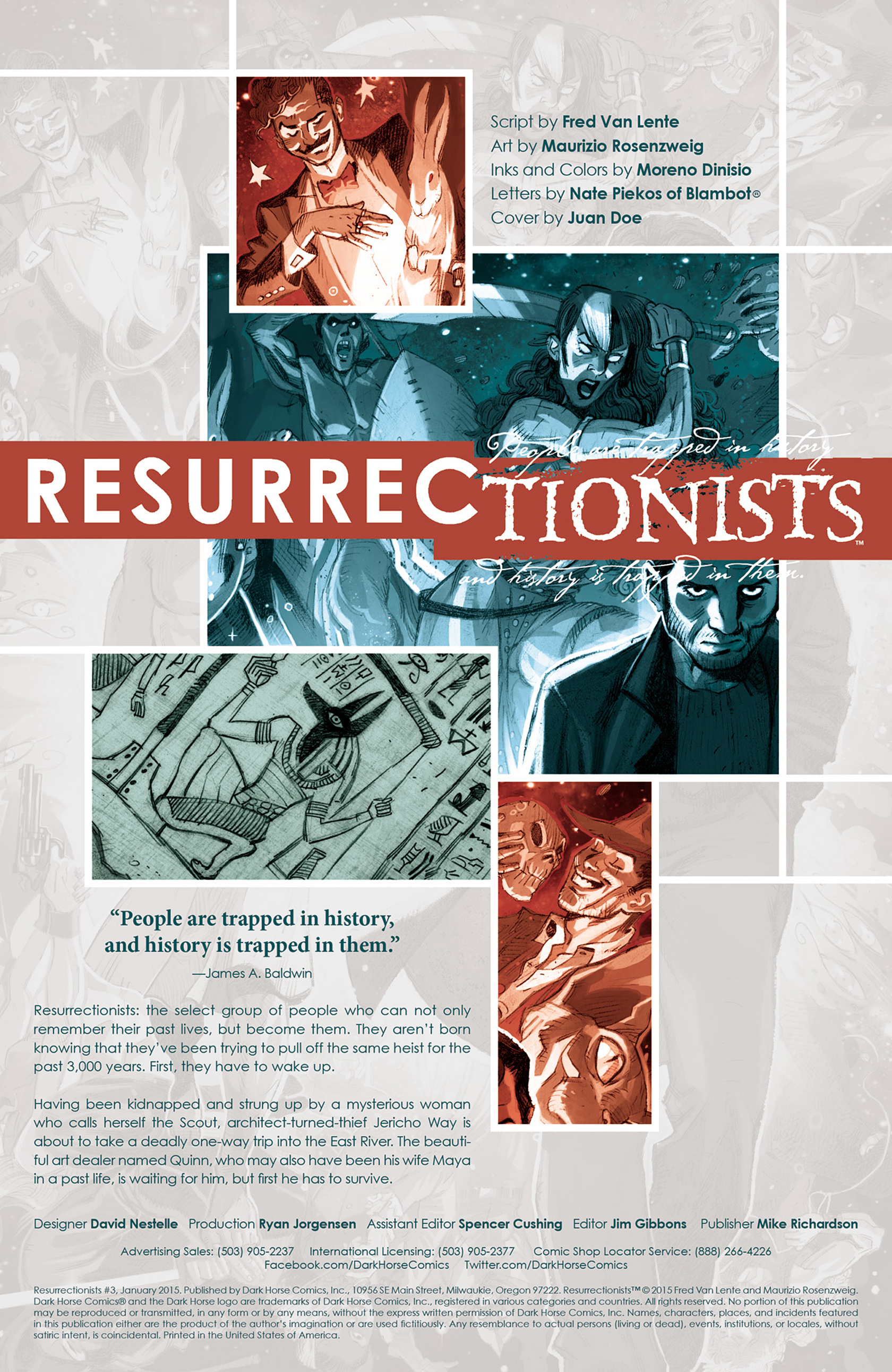 Read online Resurrectionists comic -  Issue #3 - 2