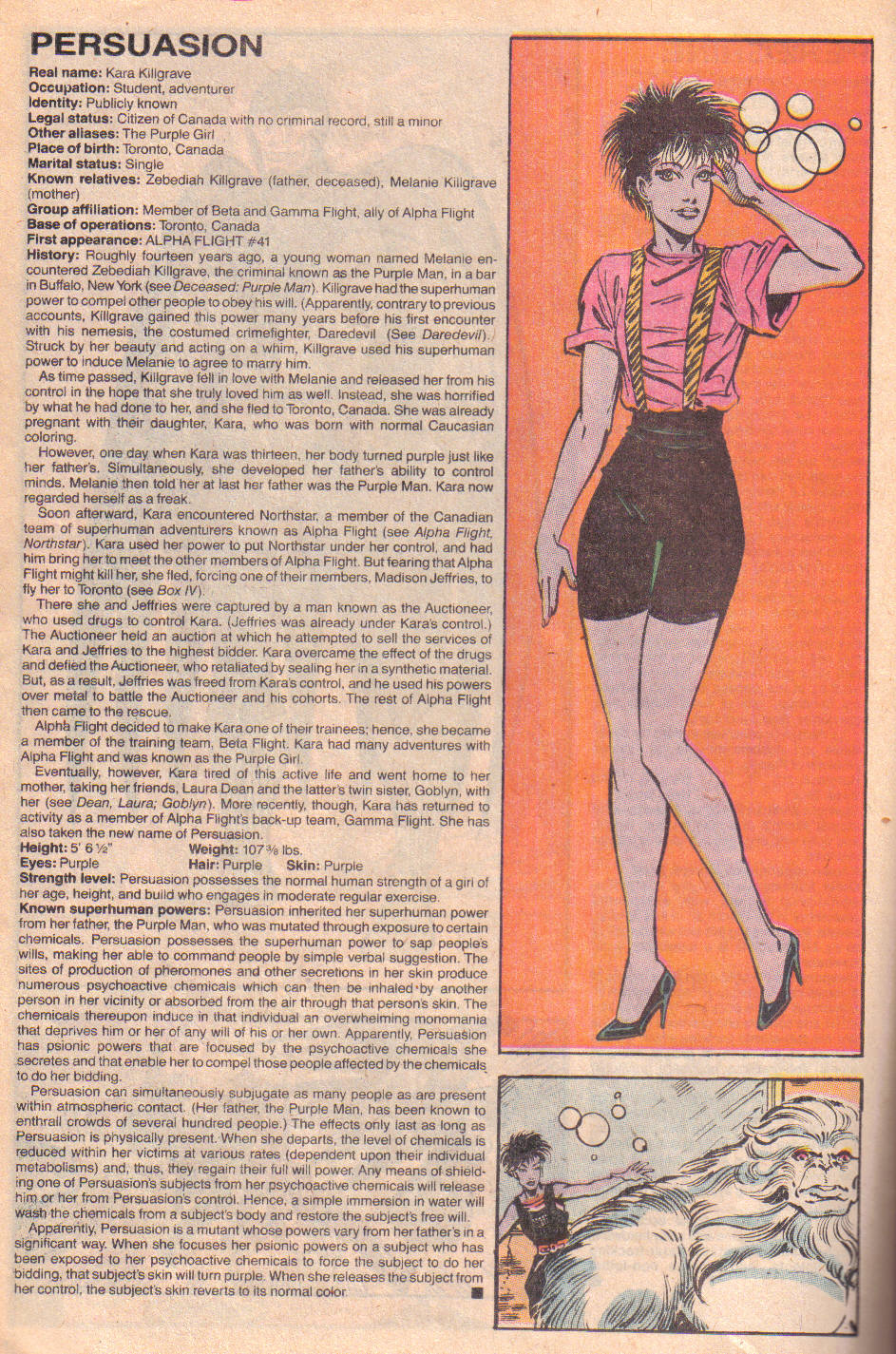 Read online The Official Handbook of the Marvel Universe: Update '89 comic -  Issue #5 - 43
