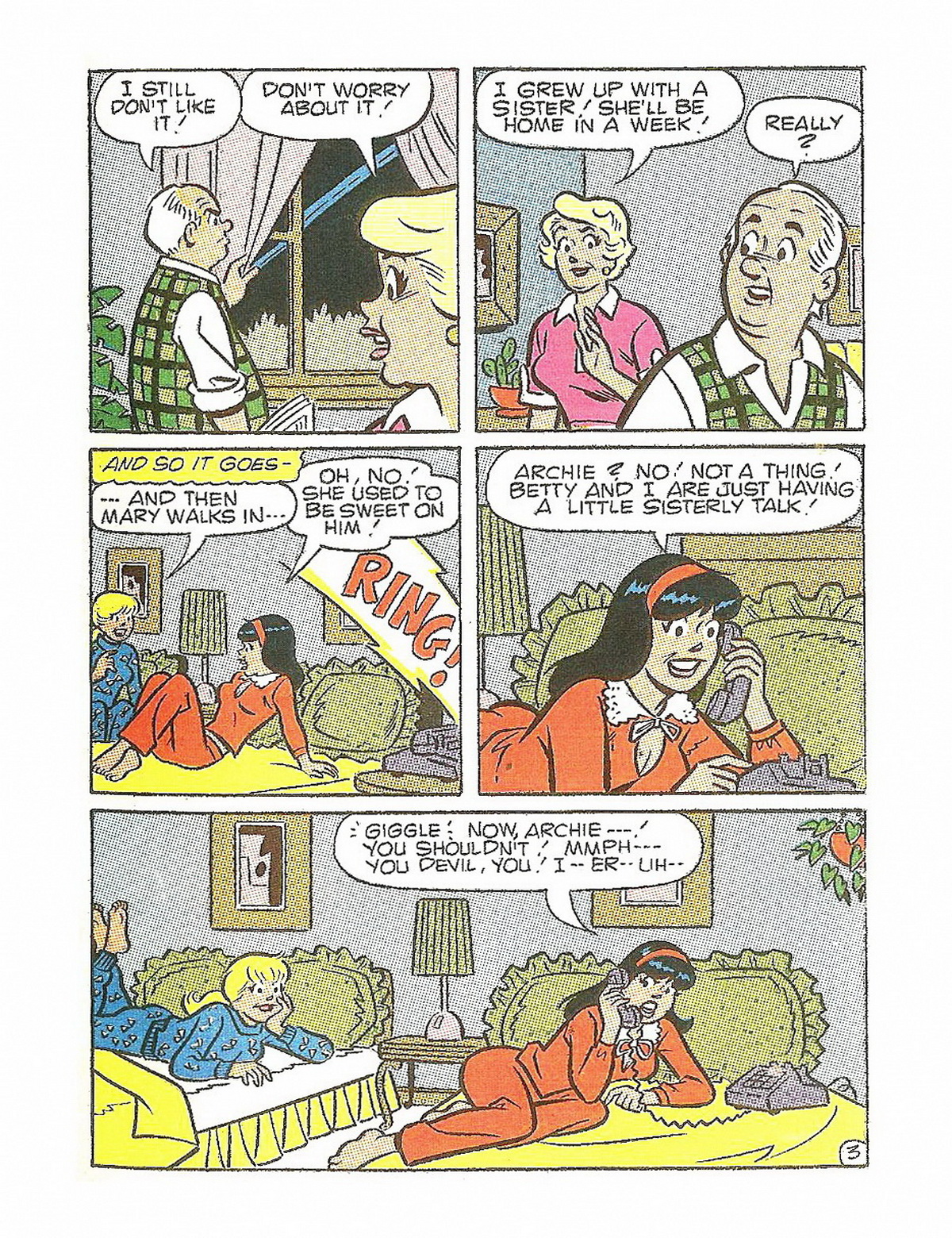 Read online Betty and Veronica Digest Magazine comic -  Issue #29 - 36