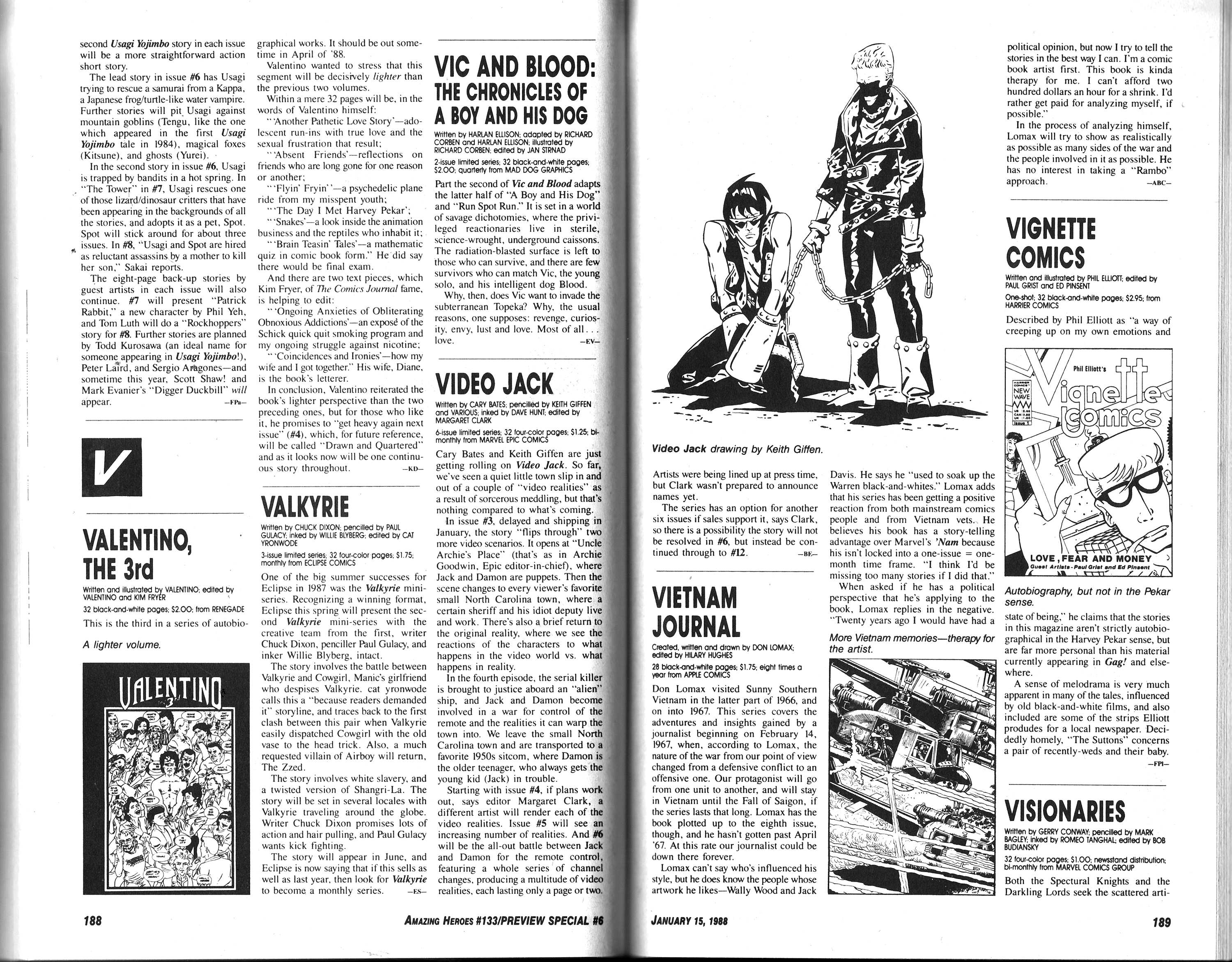Read online Amazing Heroes comic -  Issue #133 - 96