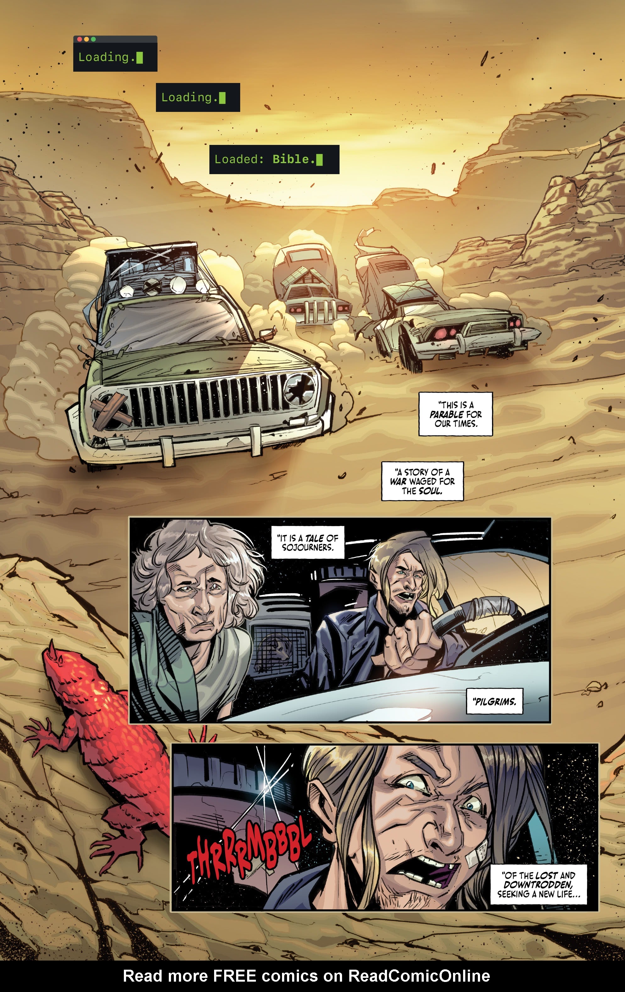 Read online Loaded Bible: Blood Of My Blood comic -  Issue #1 - 4