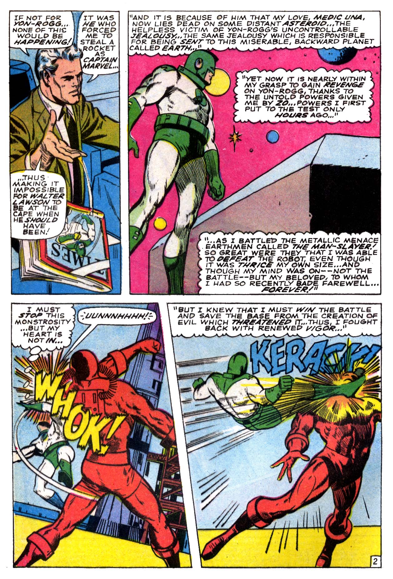 Read online Captain Marvel (1968) comic -  Issue #13 - 3