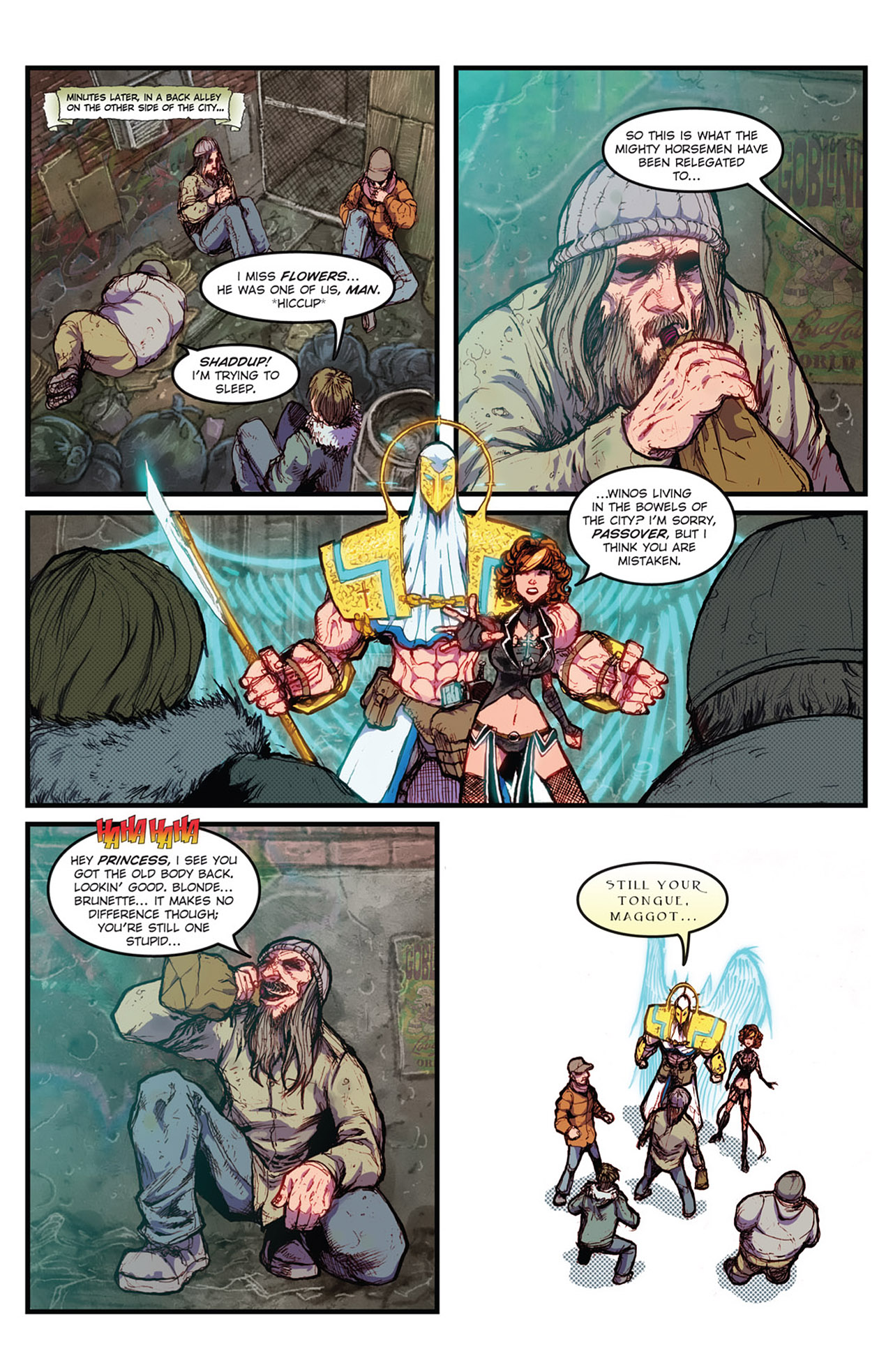 Read online Avengelyne (2011) comic -  Issue #5 - 10