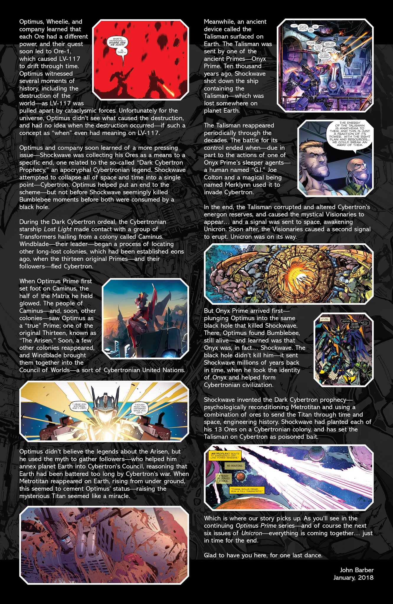Read online Transformers: Unicron comic -  Issue #0 - 25