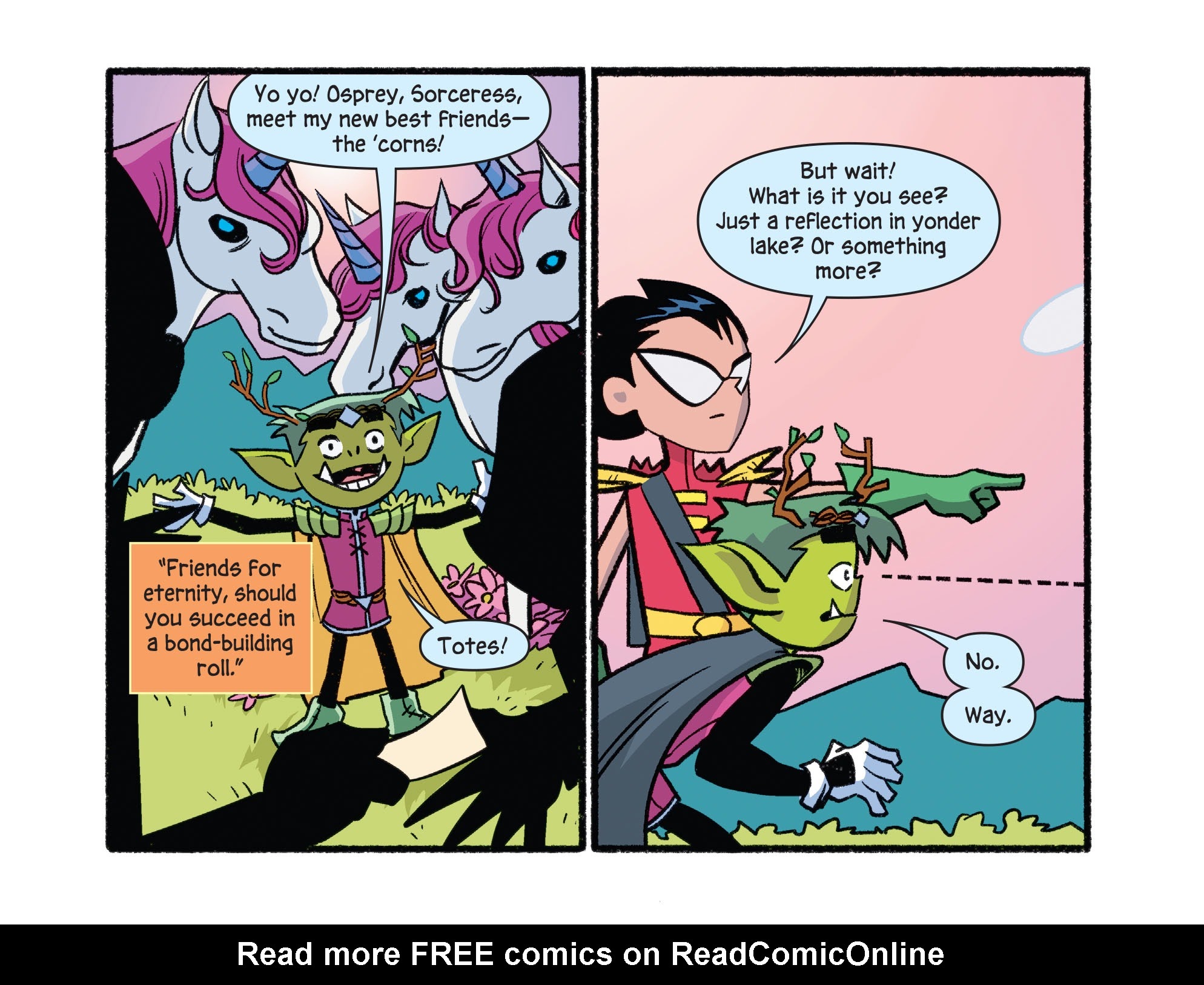 Read online Teen Titans Go! Roll With It! comic -  Issue #9 - 17