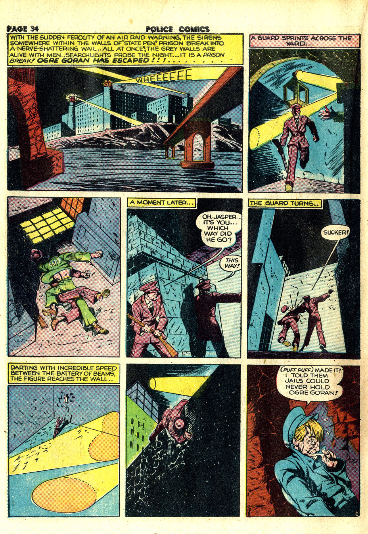 Read online Police Comics comic -  Issue #20 - 36