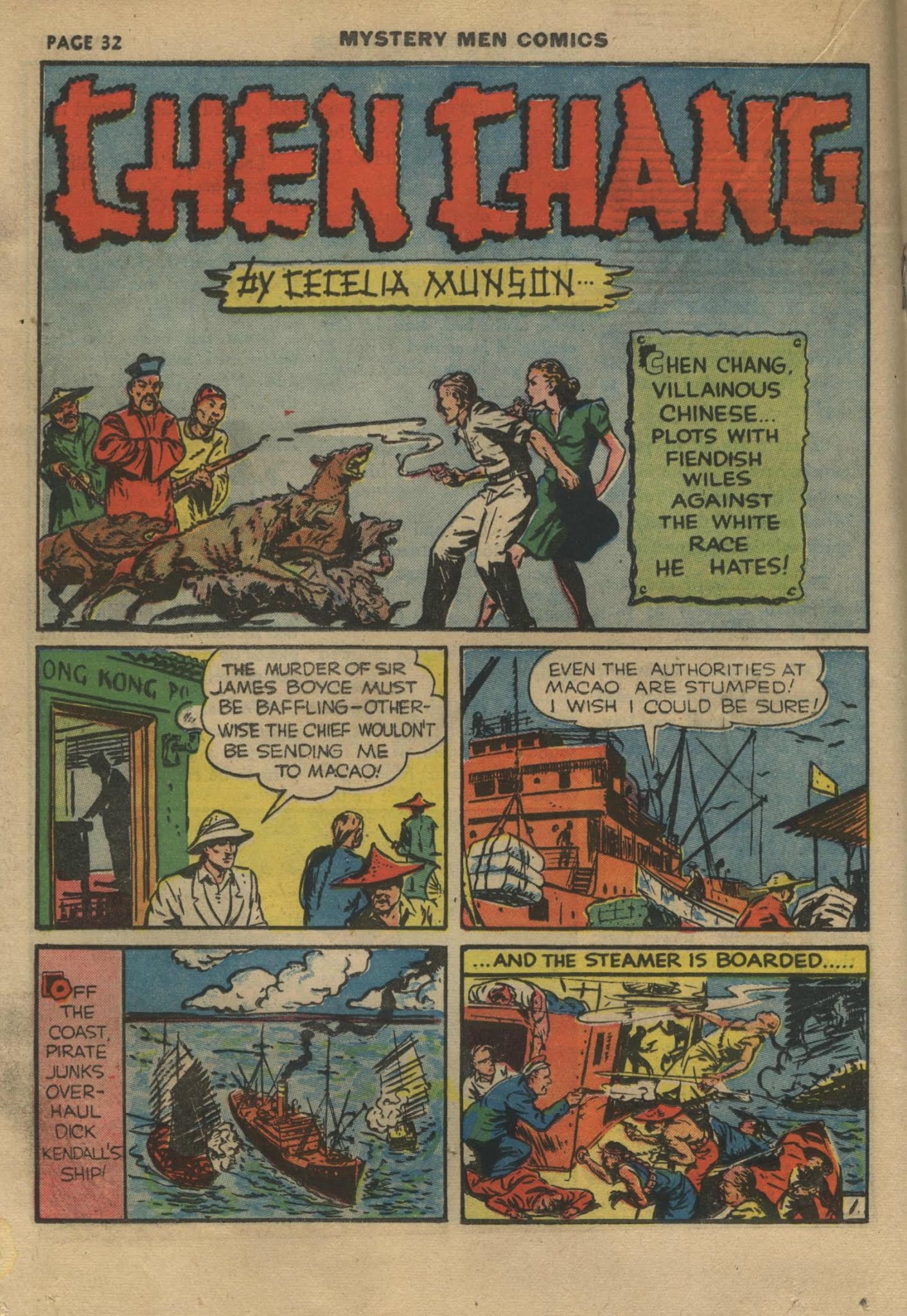 Read online Mystery Men Comics comic -  Issue #15 - 34