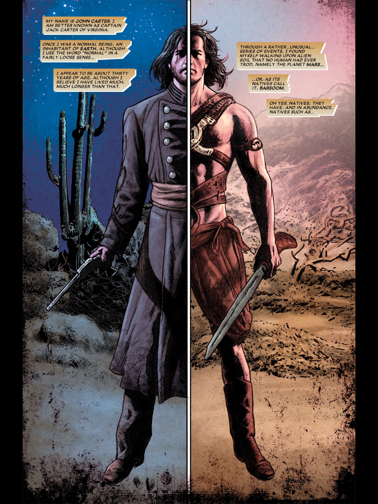 Read online John Carter: The World of Mars comic -  Issue #1 - 2
