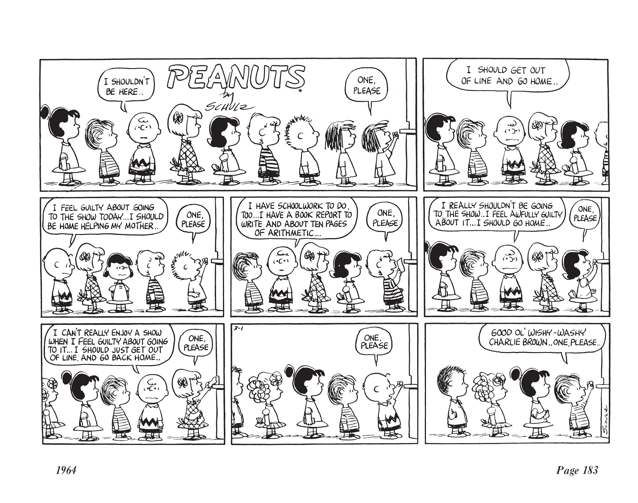 Read online The Complete Peanuts comic -  Issue # TPB 7 - 194