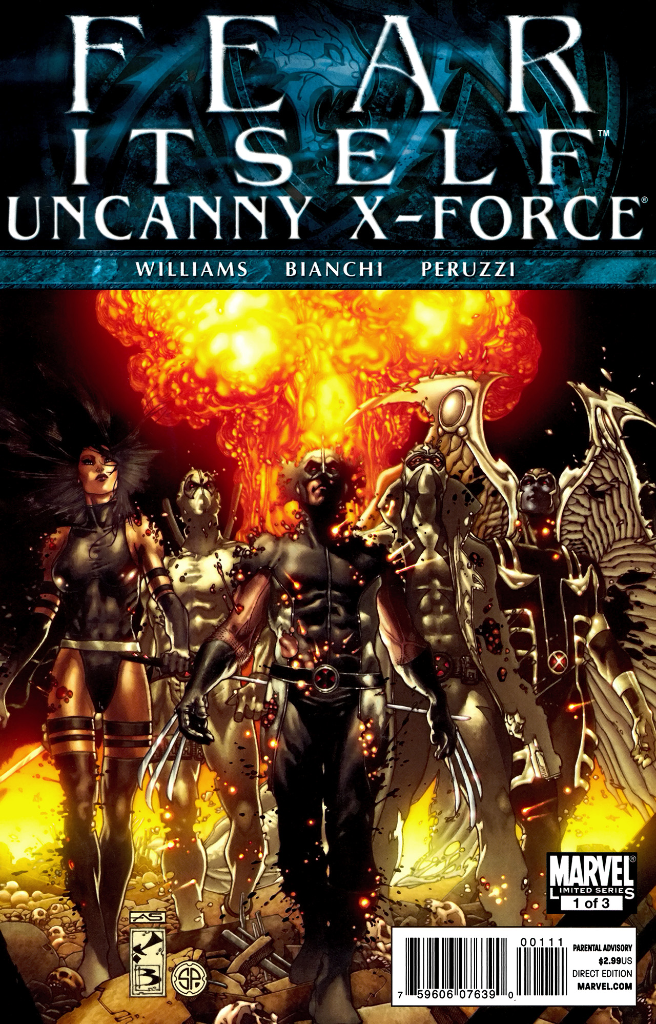 Read online Fear Itself: Uncanny X-Force comic -  Issue #1 - 1