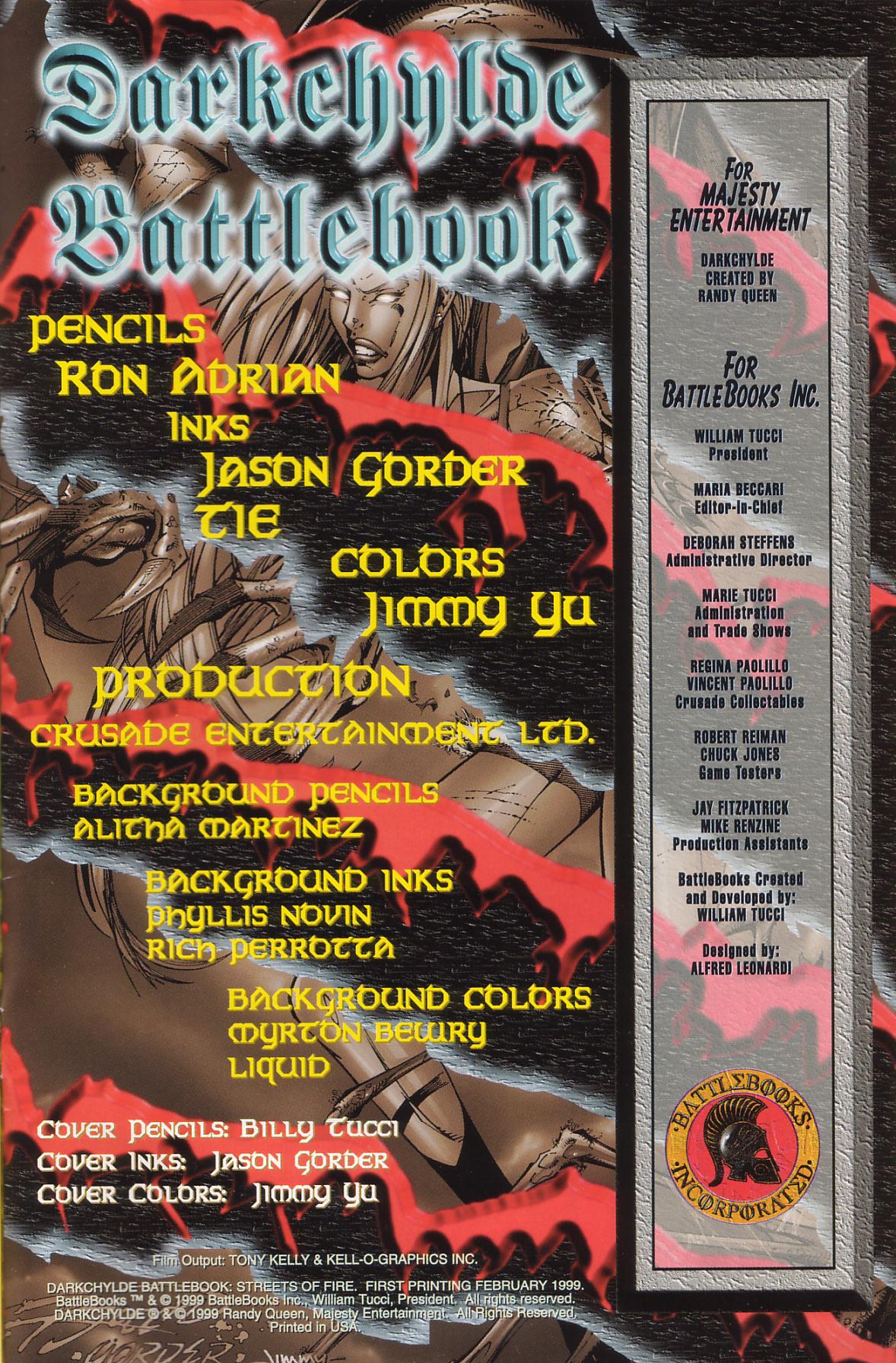 Read online Darkchylde Battlebook: Streets Of Fire comic -  Issue # Full - 31