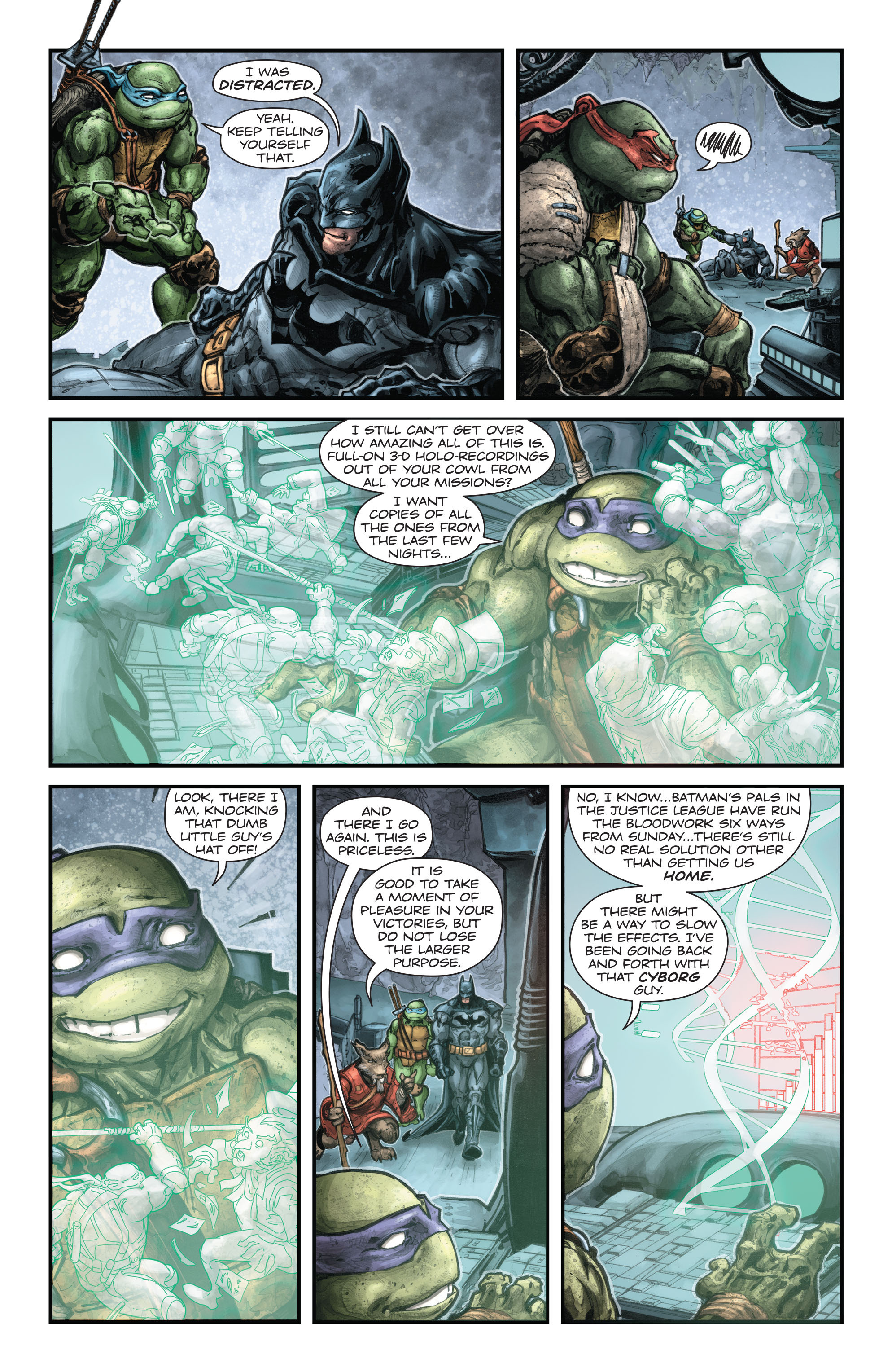 Read online Batman/Teenage Mutant Ninja Turtles comic -  Issue #4 - 11