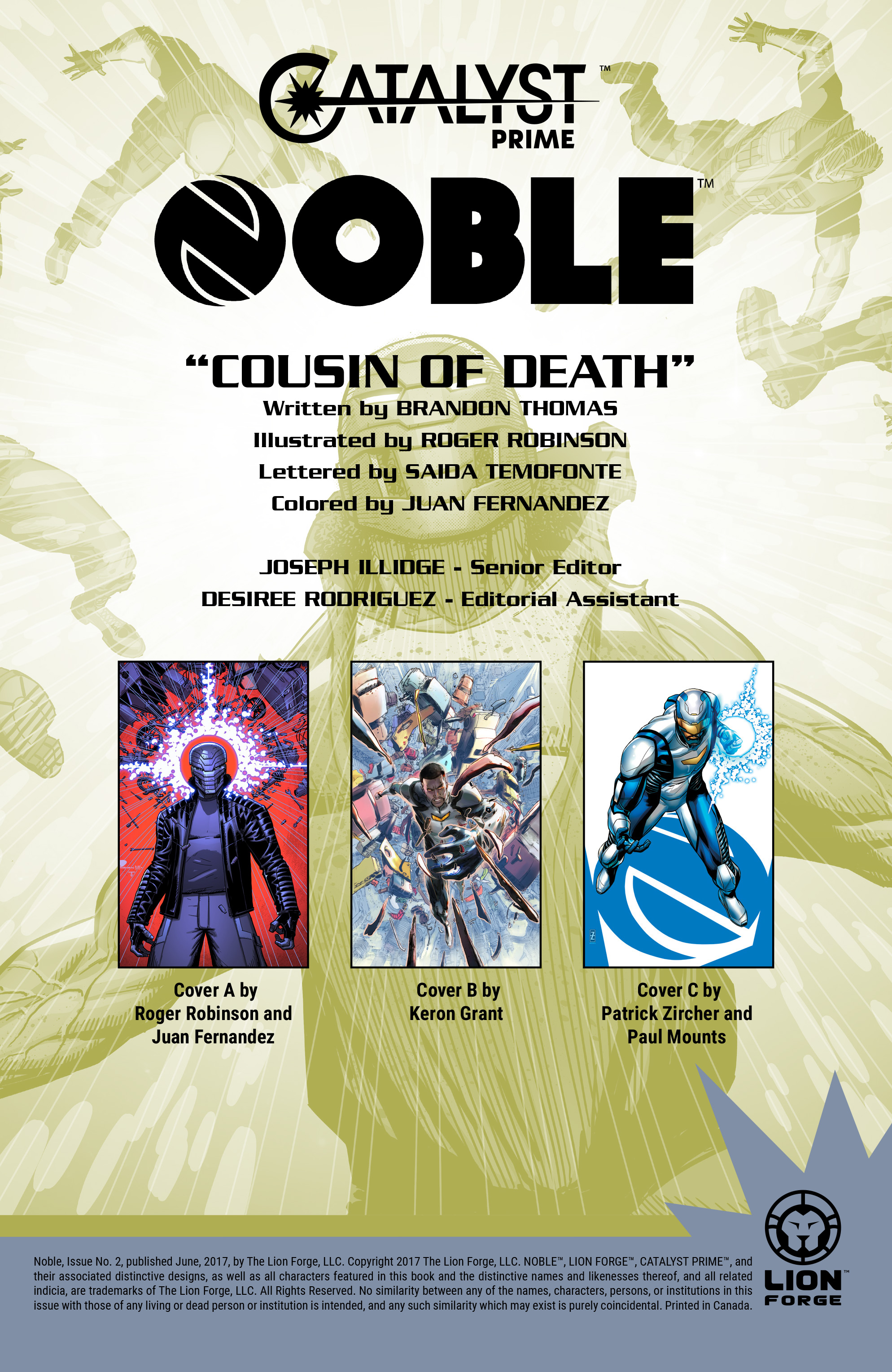 Read online Noble comic -  Issue #2 - 2