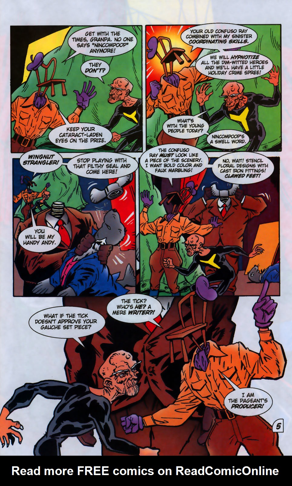 Read online The Tick's Big Xmas Trilogy comic -  Issue #2 - 7