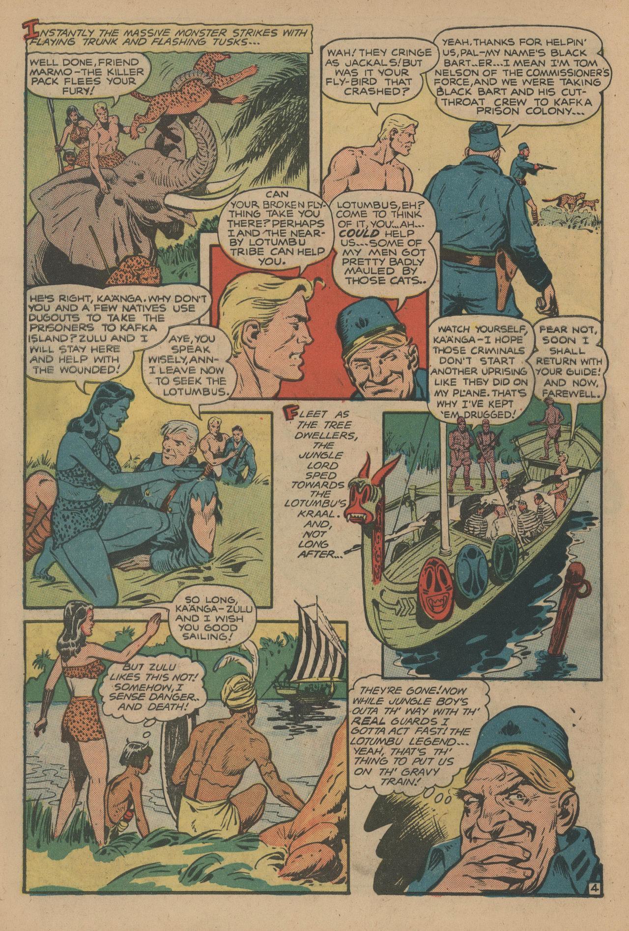 Read online Jungle Comics comic -  Issue #121 - 6