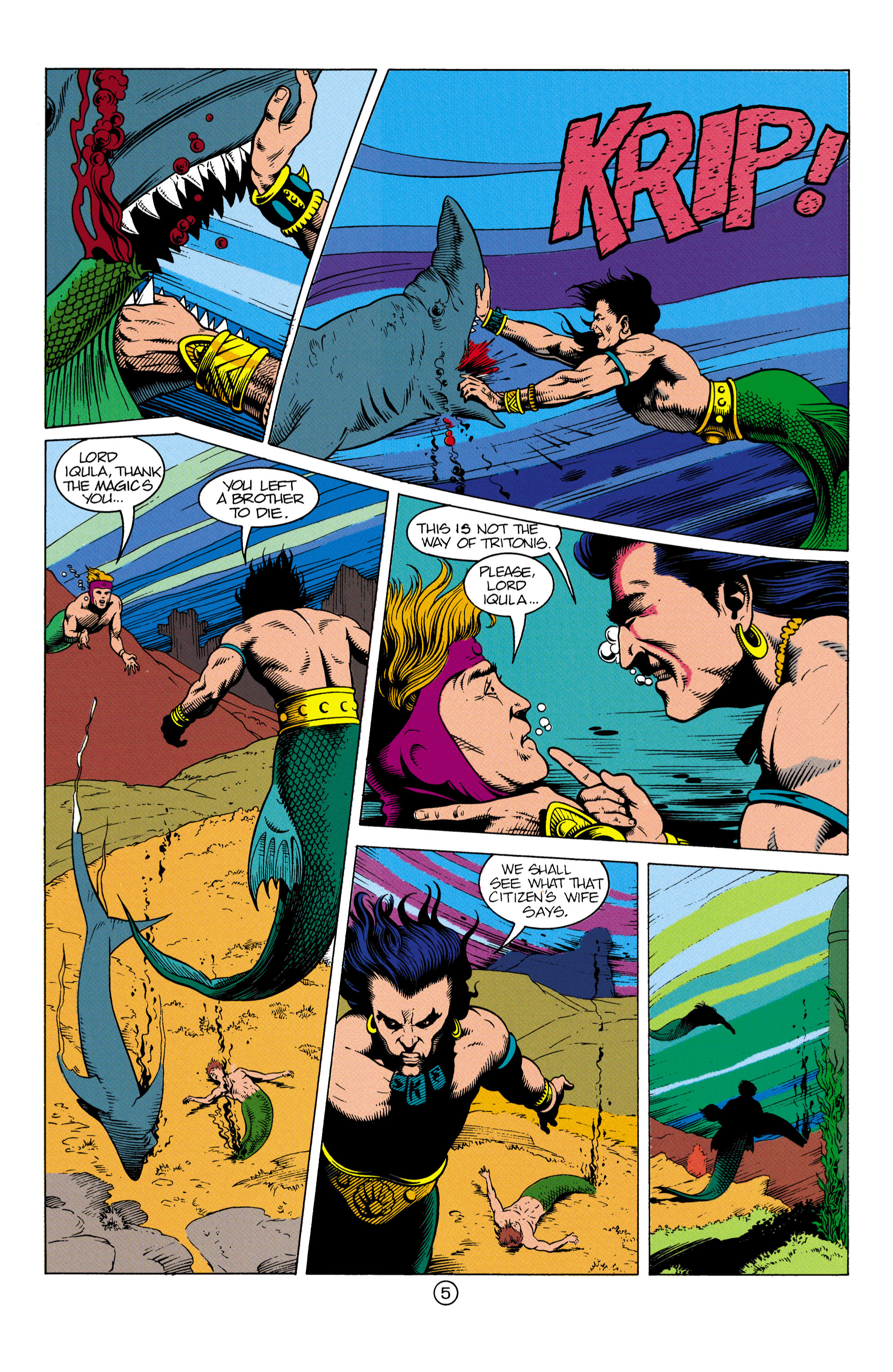 Aquaman (1991) Issue #3 #3 - English 6