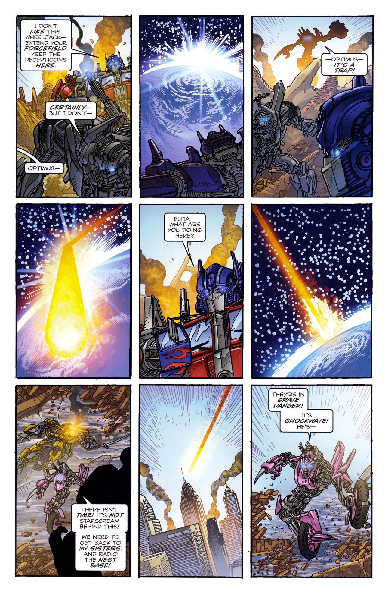 Read online Transformers: Dark of the Moon Rising Storm comic -  Issue #4 - 12