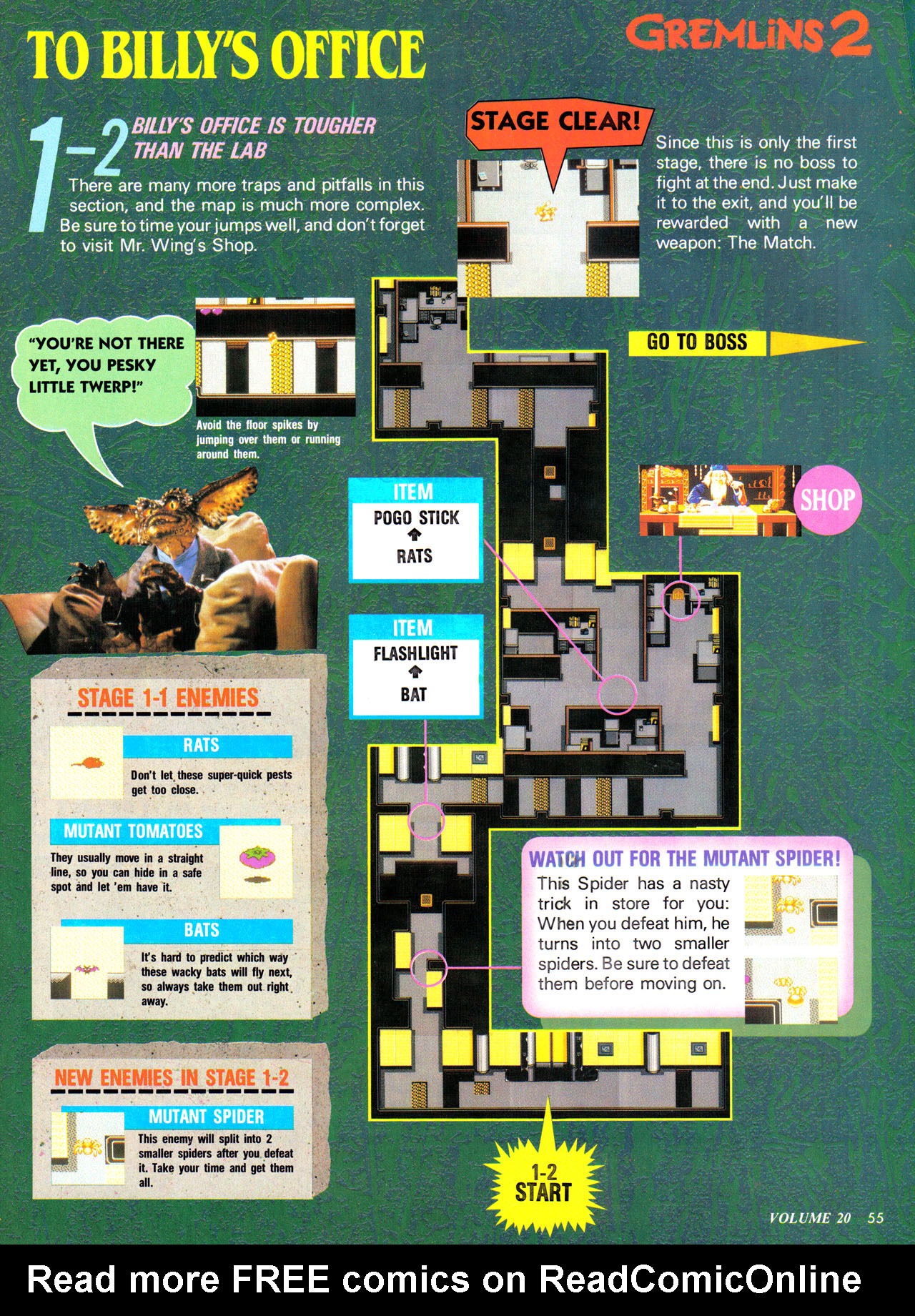Read online Nintendo Power comic -  Issue #20 - 62