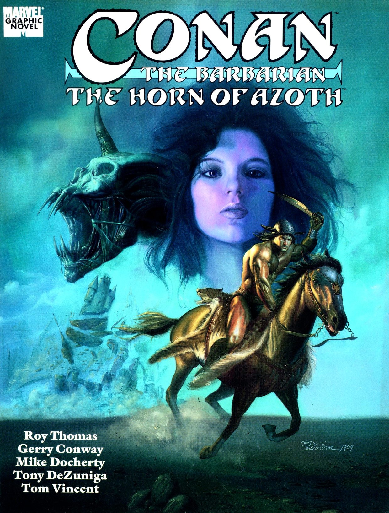 Read online Marvel Graphic Novel comic -  Issue #59 - Conan - The Horn of Azoth - 1