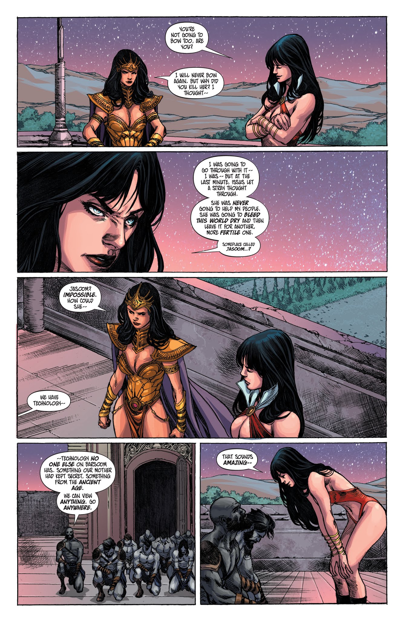 Read online Vampirella/Dejah Thoris comic -  Issue #4 - 18