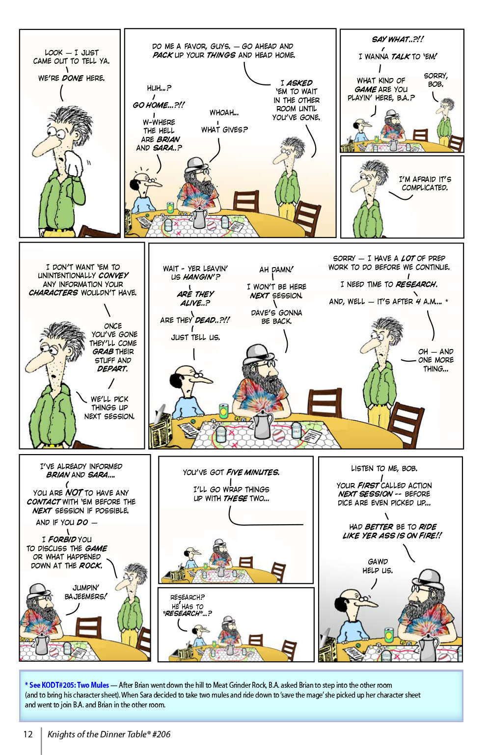 Read online Knights of the Dinner Table comic -  Issue #206 - 14