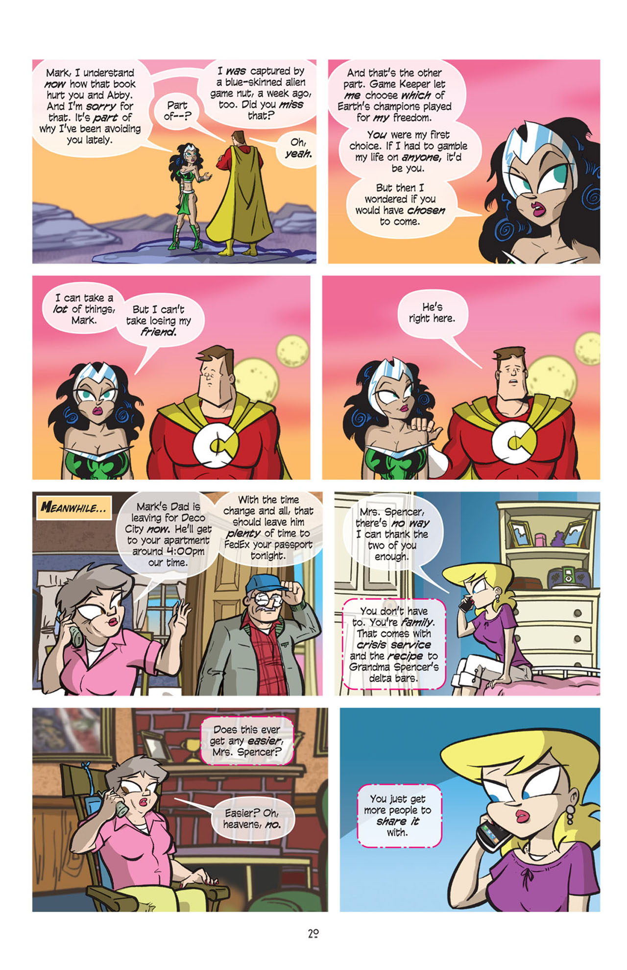 Read online Love and Capes comic -  Issue #8 - 22