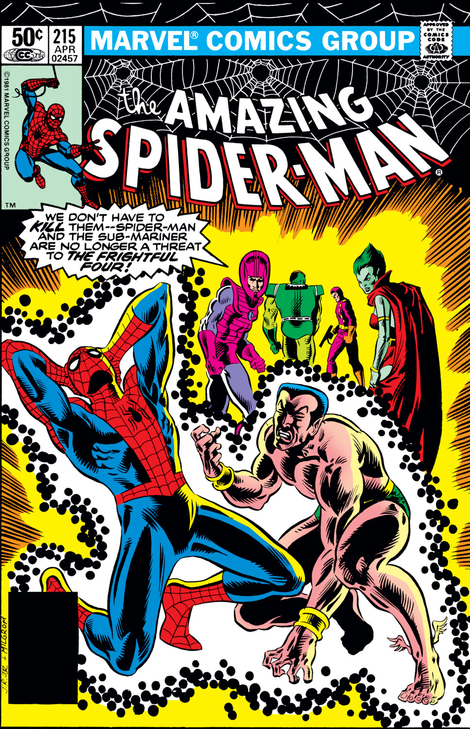 Read online The Amazing Spider-Man (1963) comic -  Issue #215 - 1