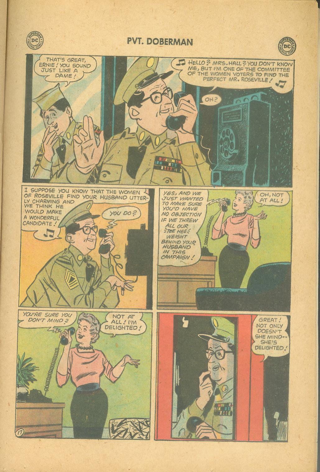 Read online Sgt. Bilko's Pvt. Doberman comic -  Issue #3 - 21