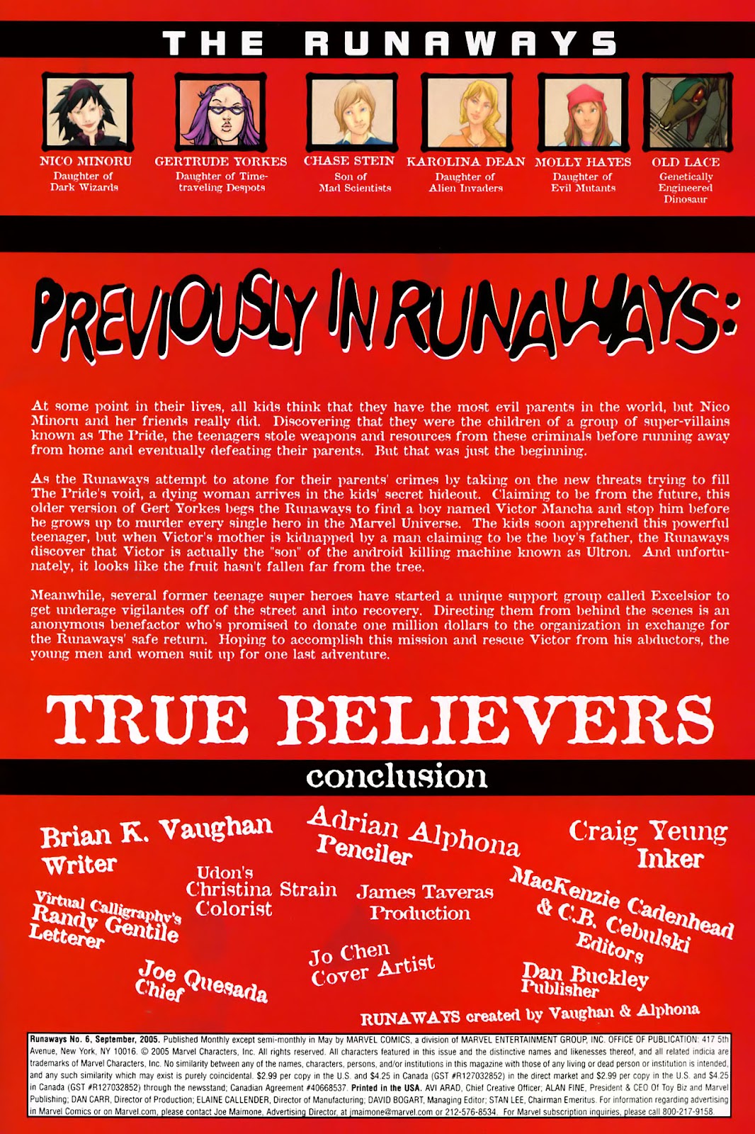 Runaways (2005) 6 Page 2