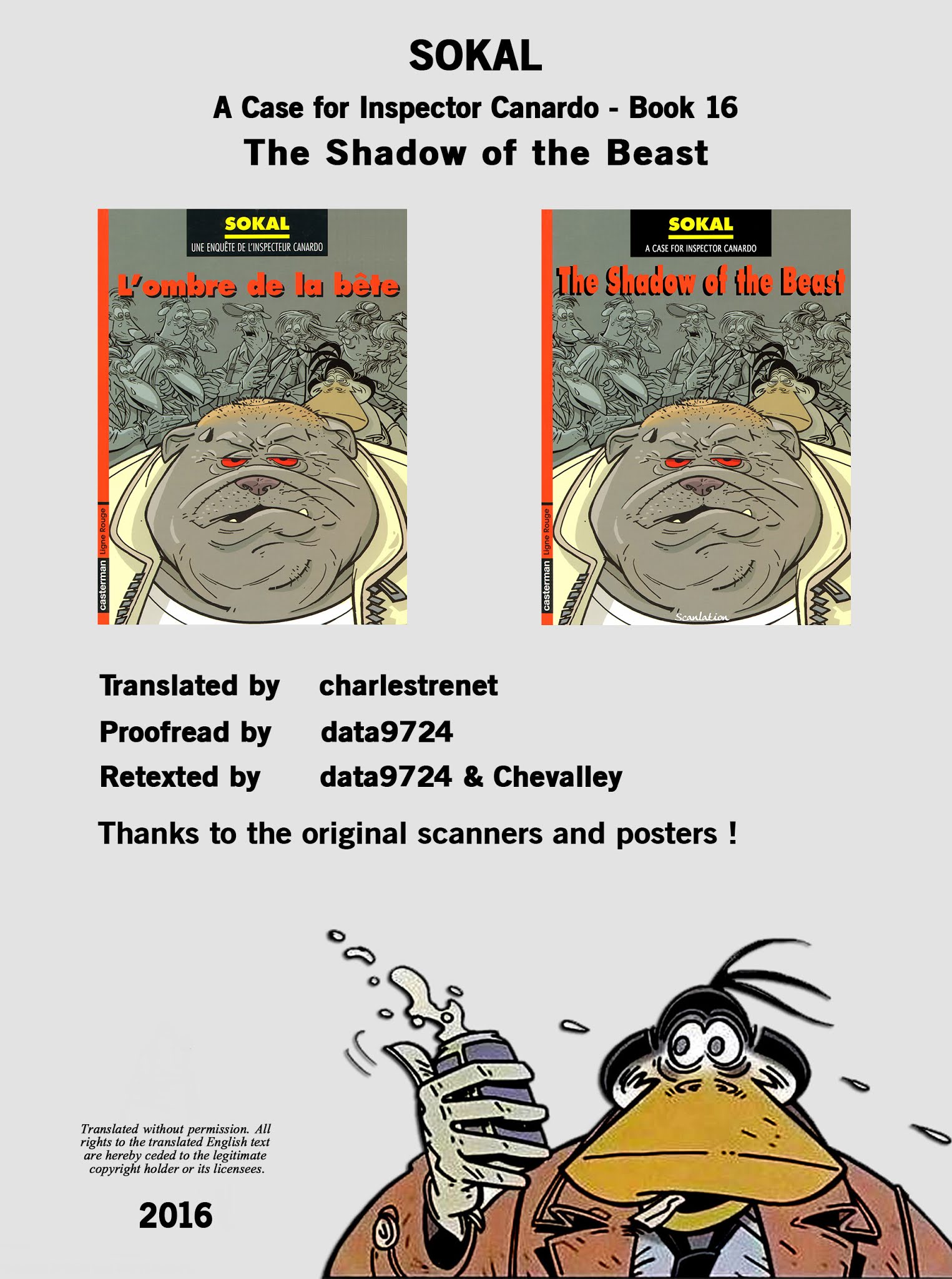 Read online Une enquête de l'inspecteur Canardo comic -  Issue #16 - 4