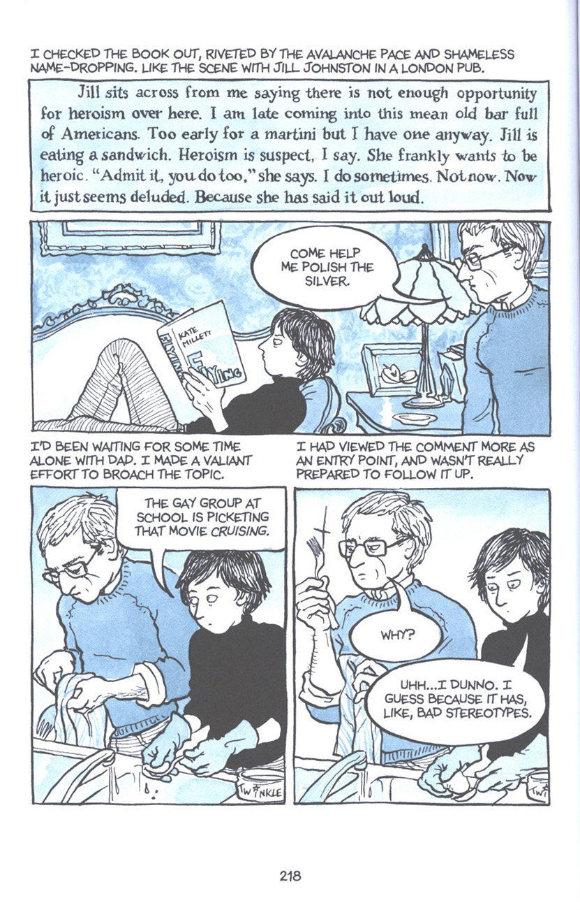 Read online Fun Home: A Family Tragicomic comic -  Issue # TPB - 224